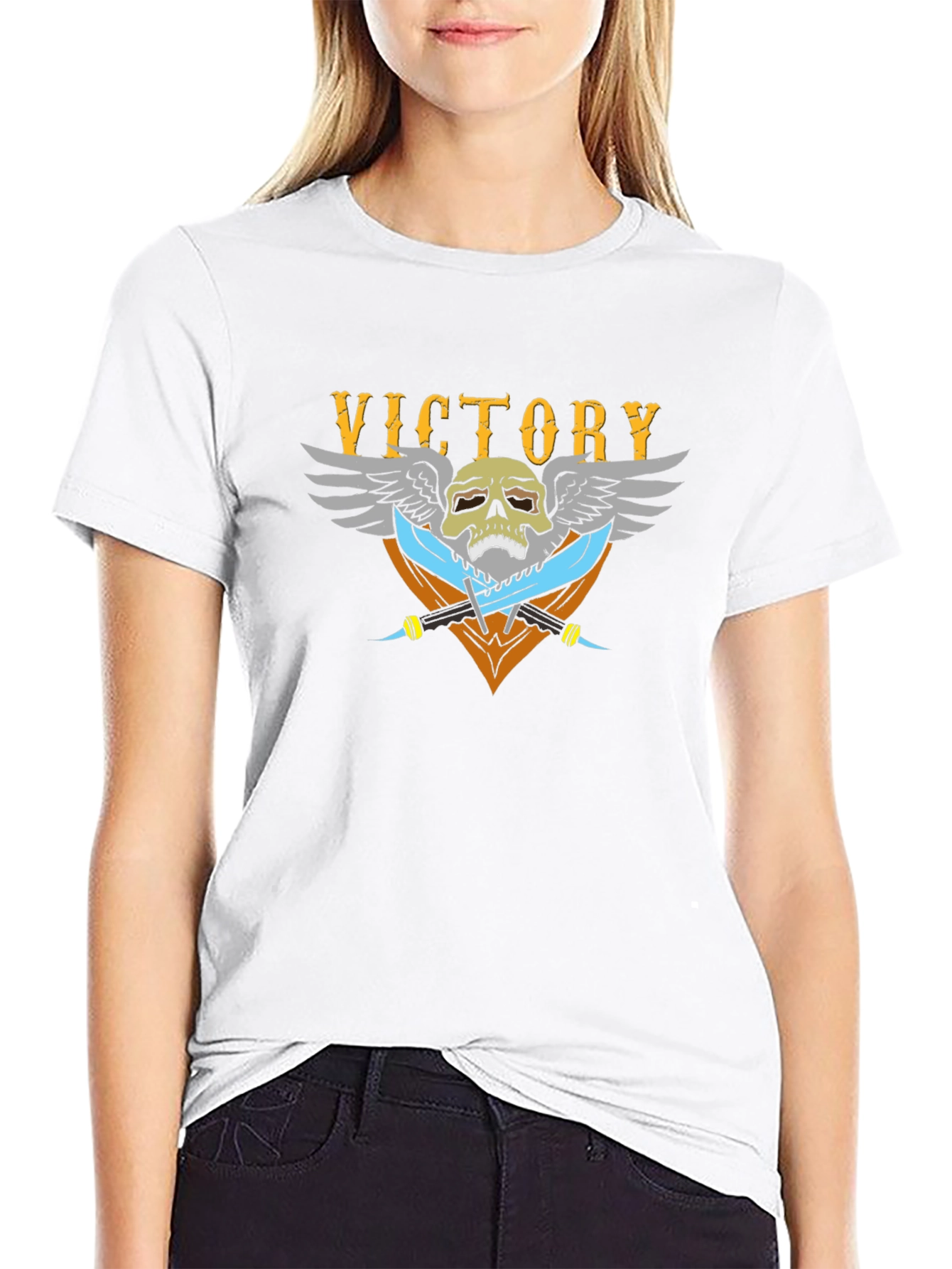 Victory Skull Graphic Tee