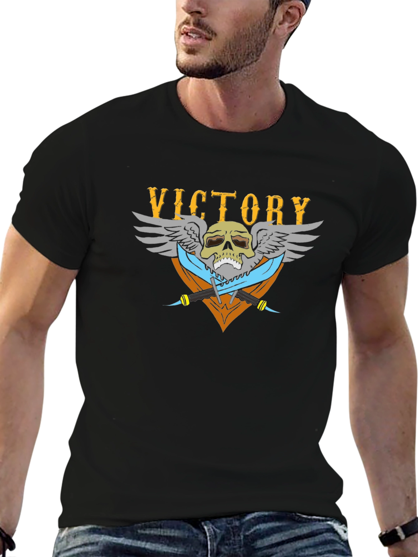 Victory Skull Graphic Tee