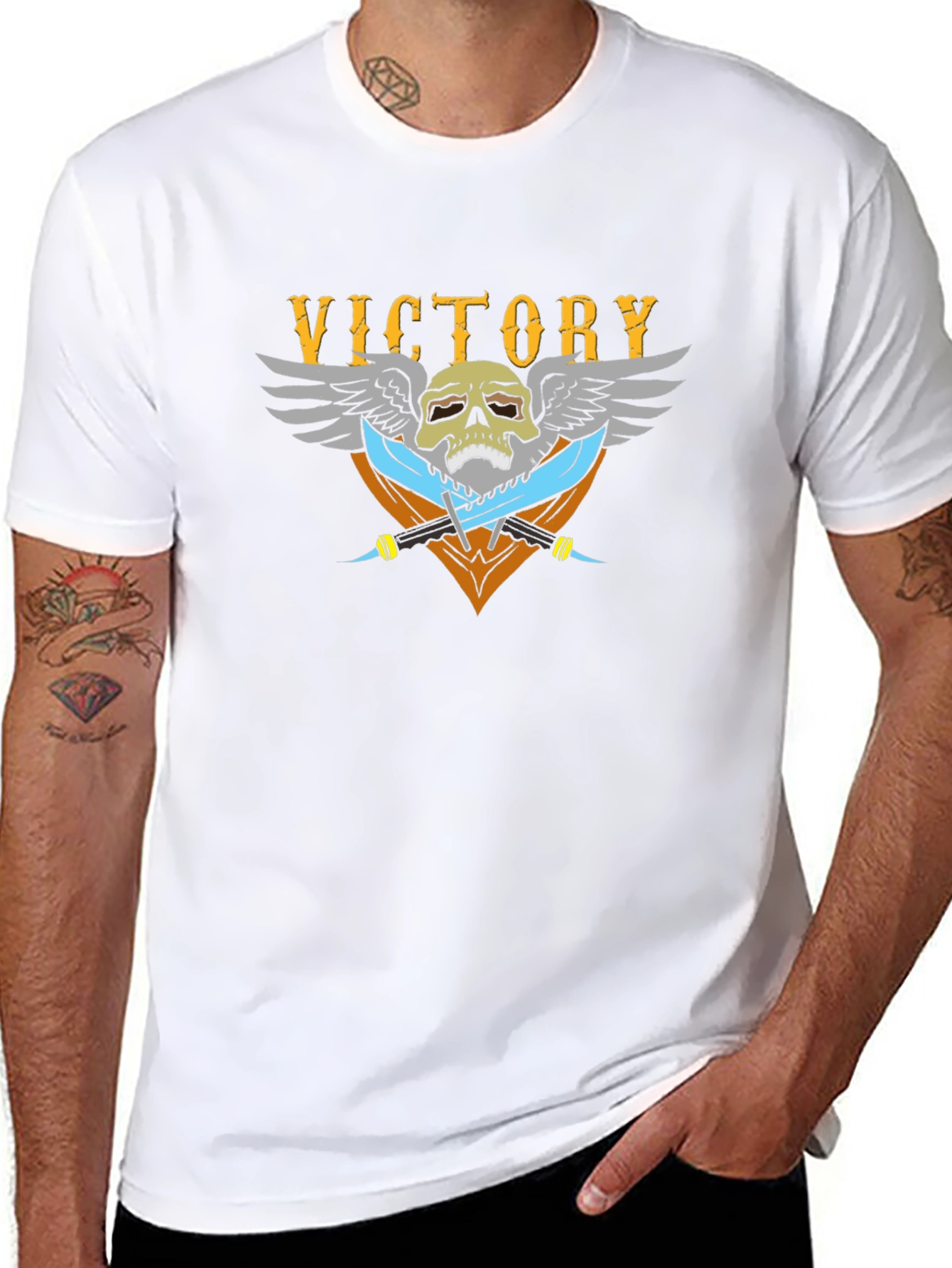 Victory Skull Graphic Tee