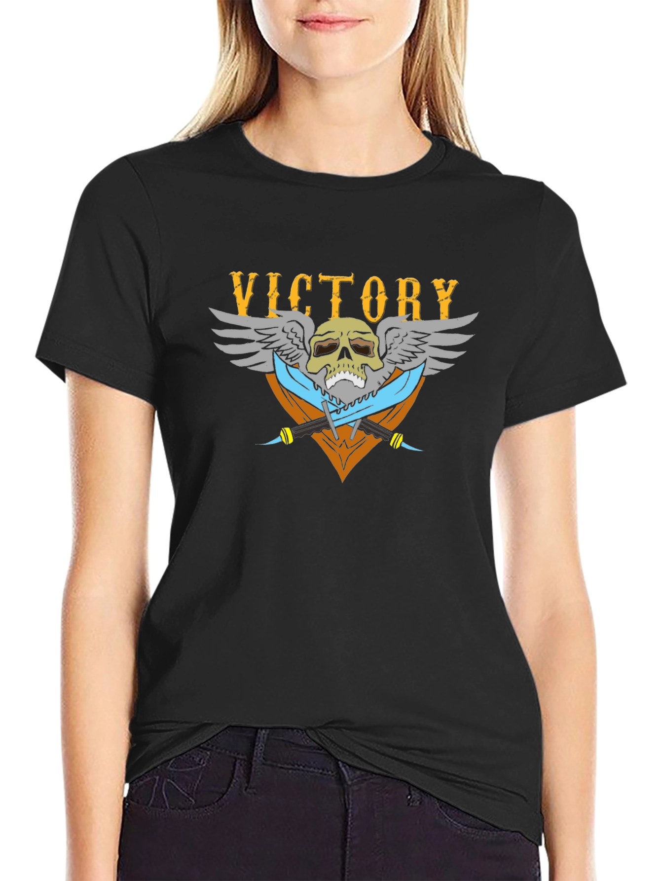 Victory Skull Graphic Tee