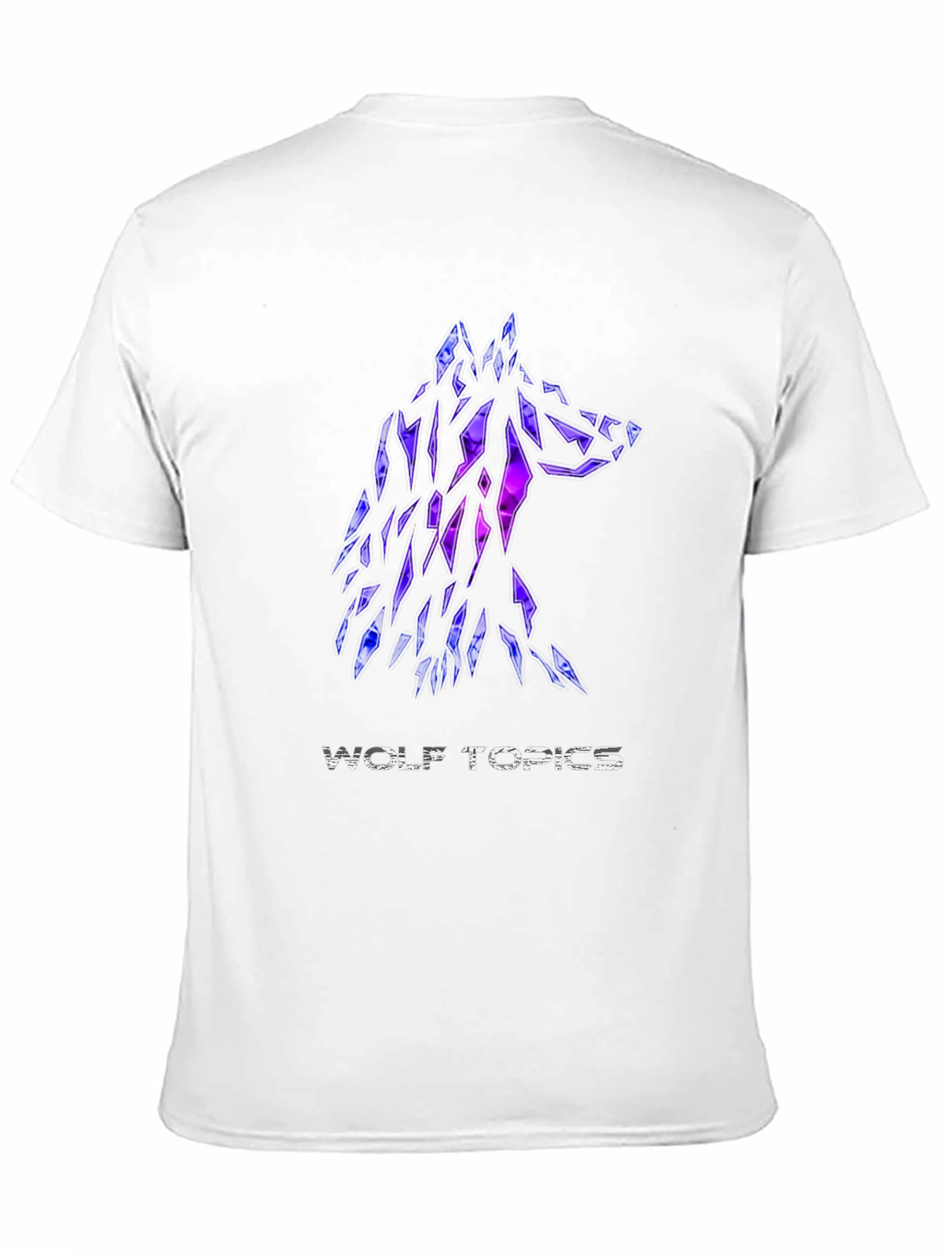 Wolf Topics Graphic Tee - Modern Black T-Shirt