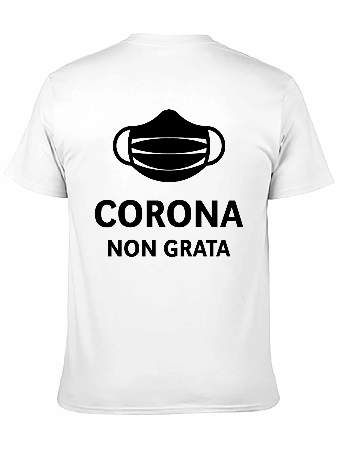 Corona Non Grata Black Graphic T-Shirt