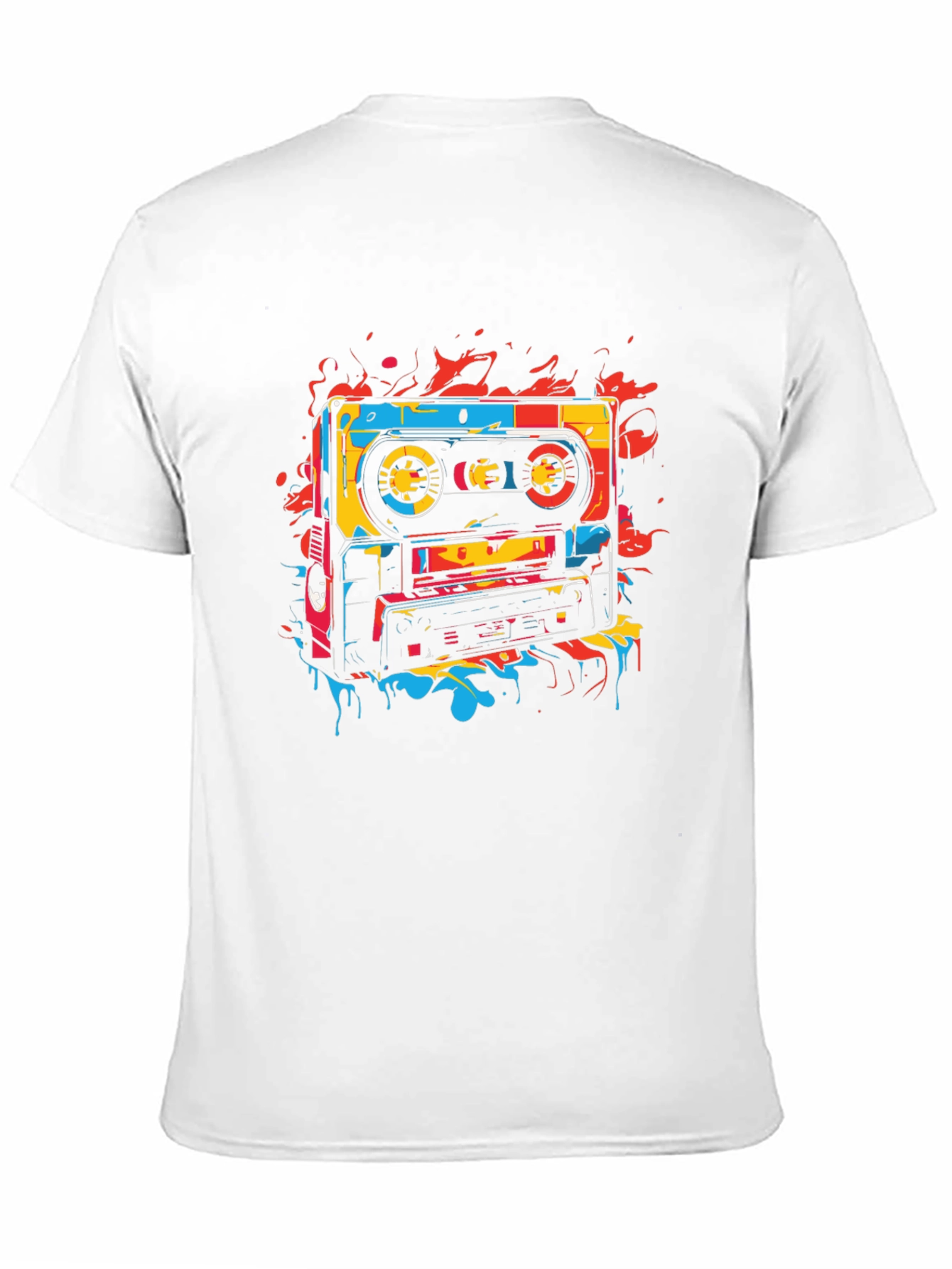 Retro Cassette Tape Graphic T-Shirt