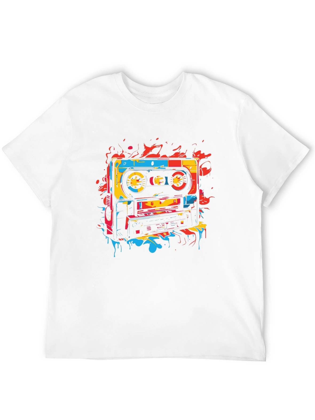 Retro Cassette Tape Graphic T-Shirt