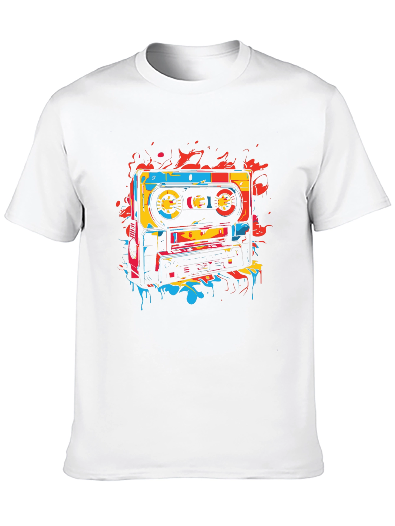 Retro Cassette Tape Graphic T-Shirt