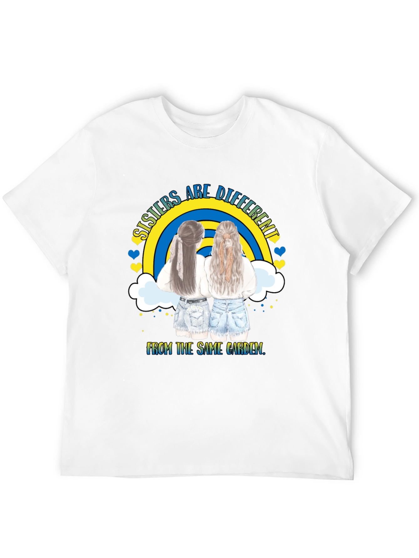 Sisters Are Different Matching Graphic T-Shirt
