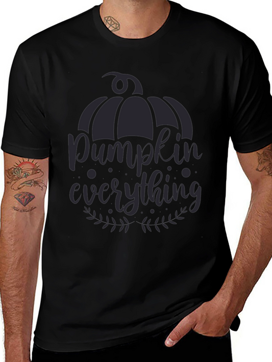 Pumpkin Everything Black Graphic Tee