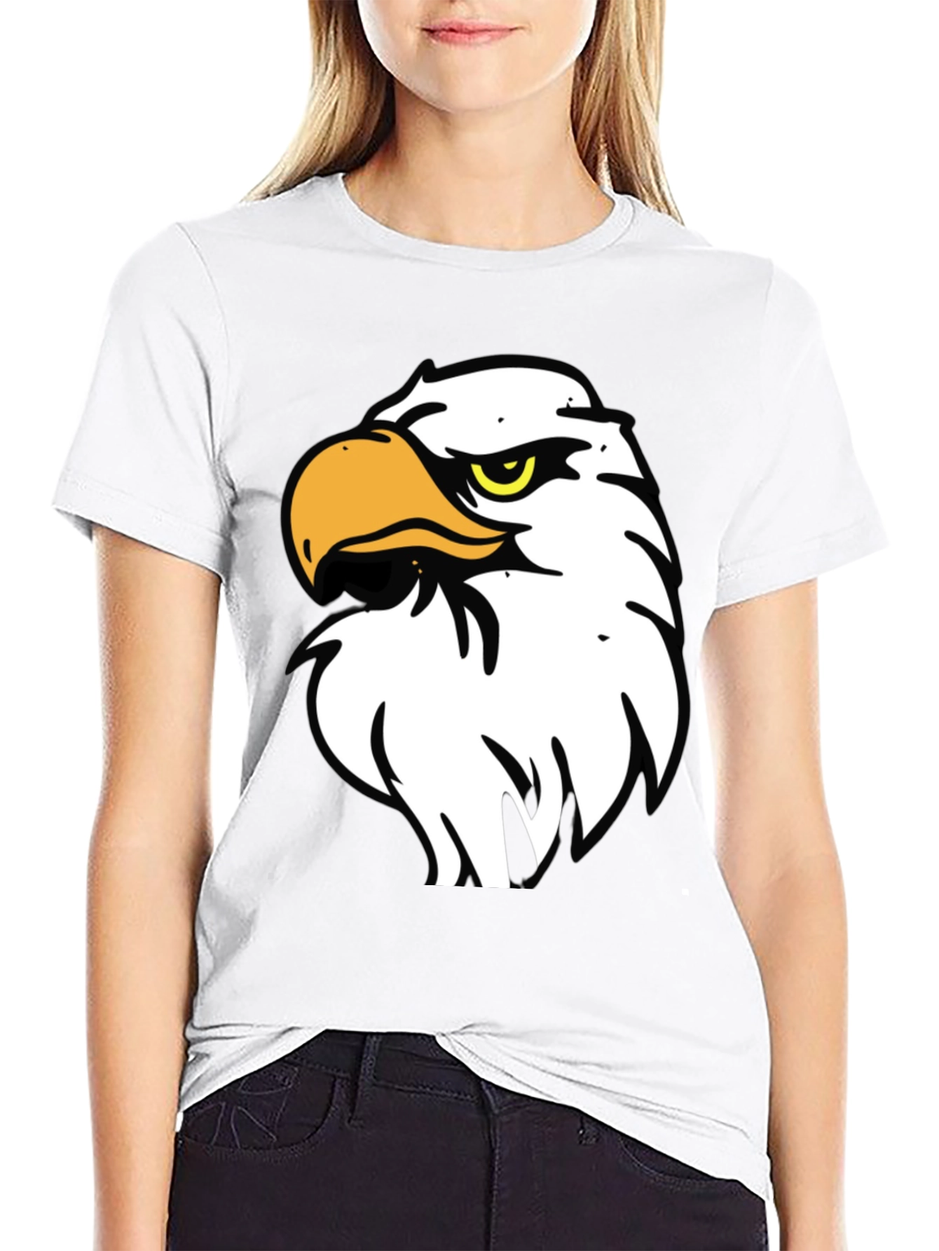 Bold Eagle Graphic Black T-Shirt