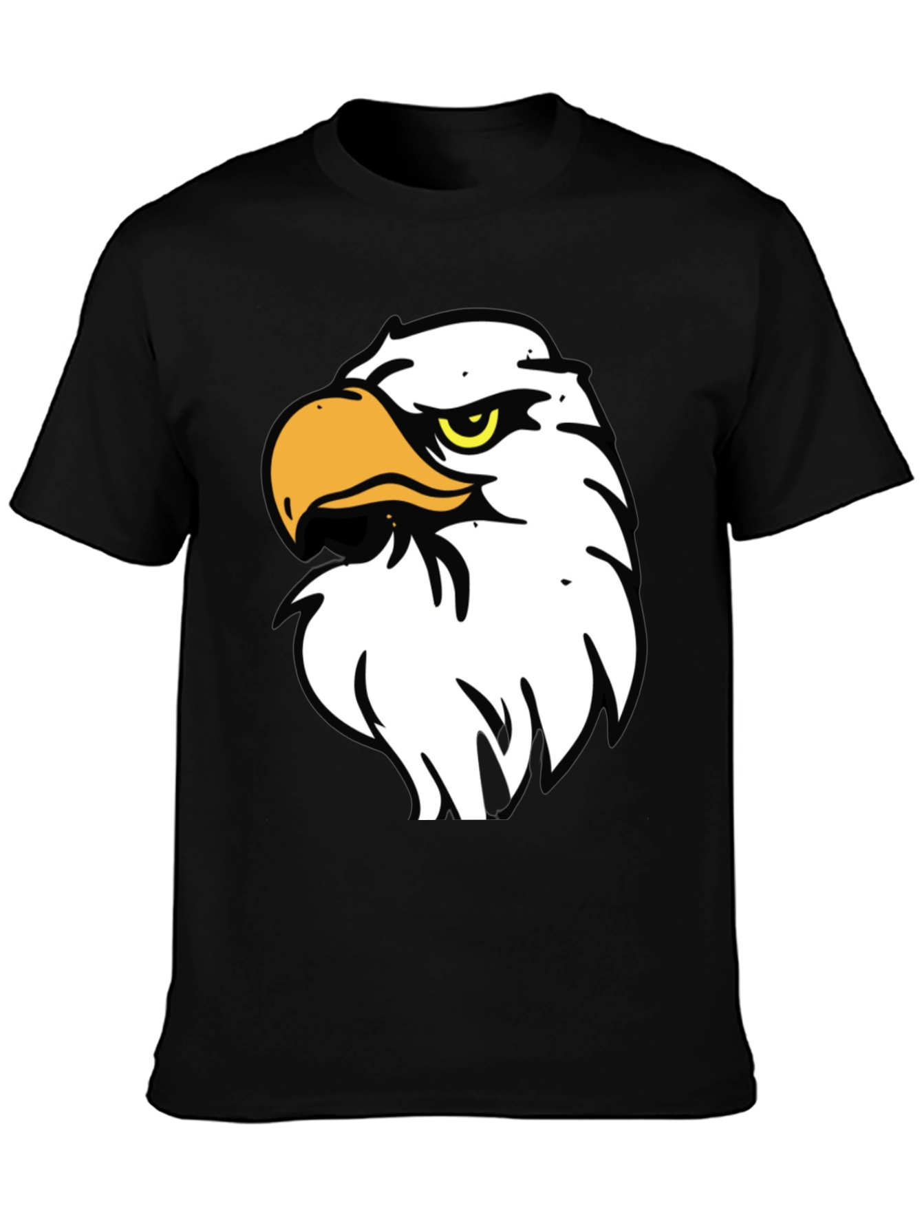 Bold Eagle Graphic Black T-Shirt