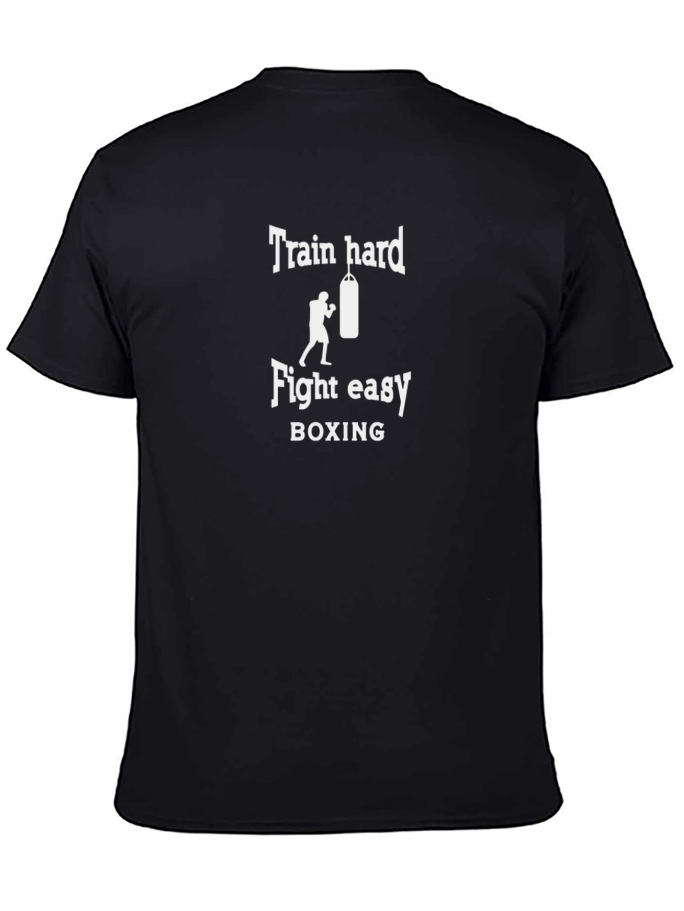 Train Hard Fight Easy Boxing T-Shirt