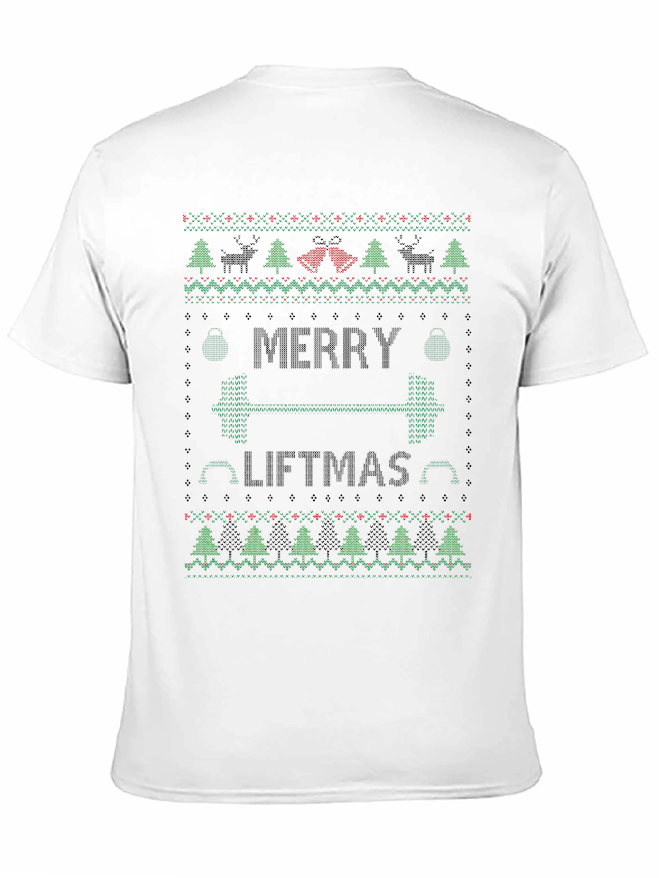 Merry Liftmas Ugly Christmas Sweater Workout T-Shirt