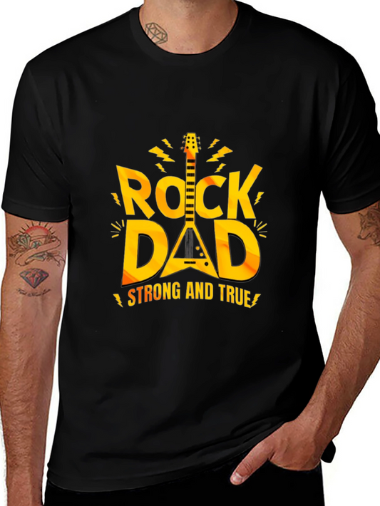 Rock Dad T-Shirt - Guitar Tee for Music Lovers