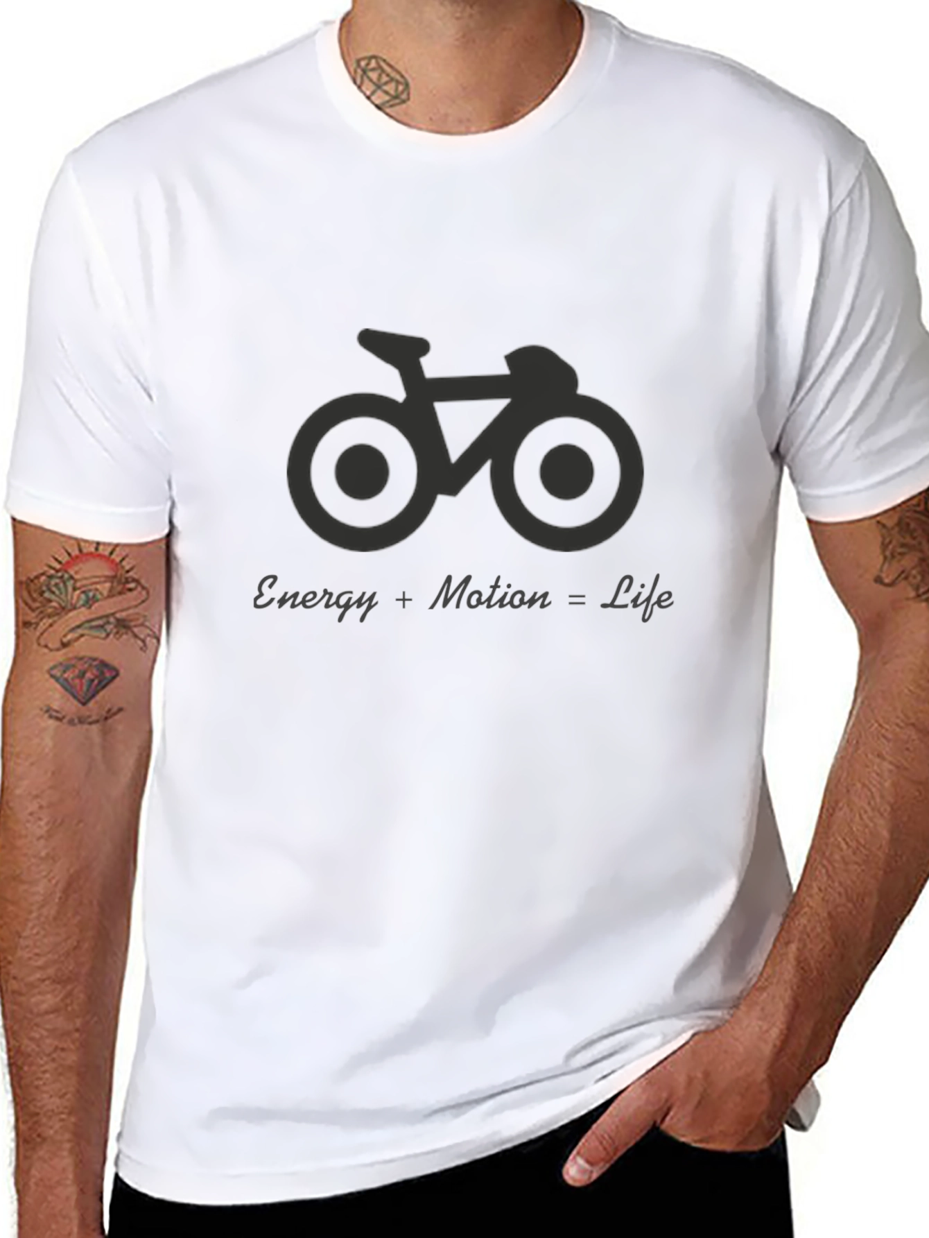 Energy Motion Life Bike Graphic Tee