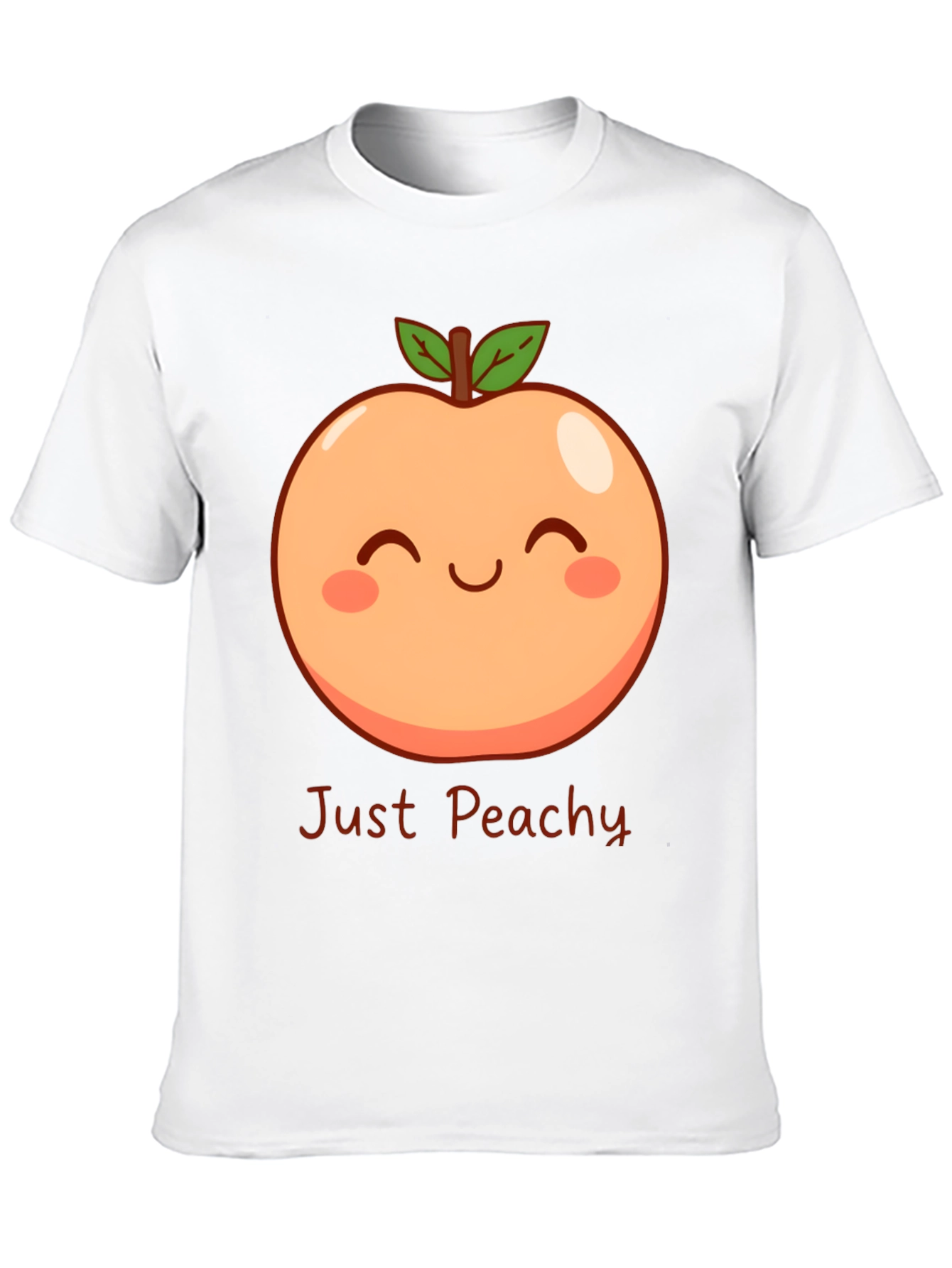 Just Peachy Cute Graphic T-Shirt