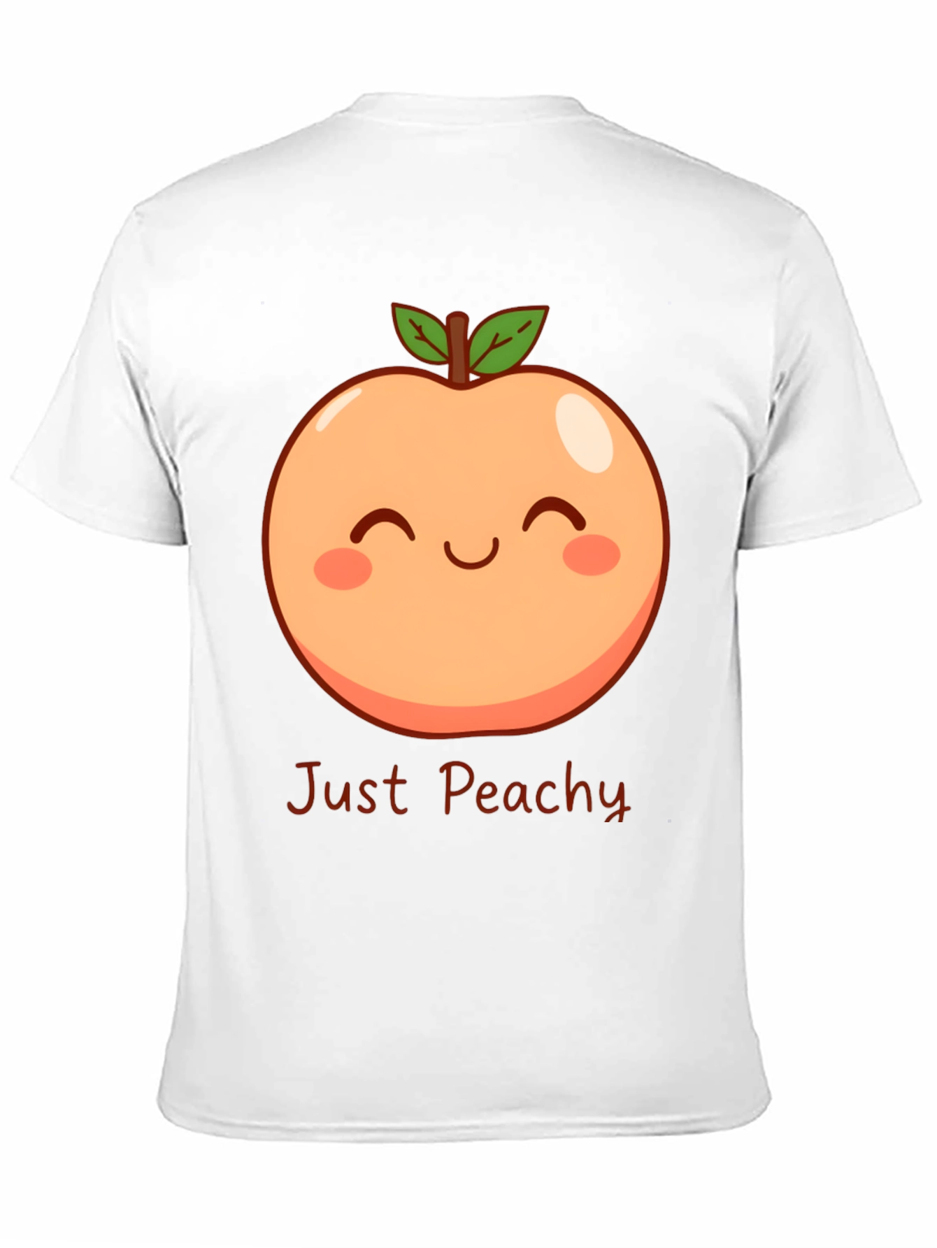 Just Peachy Cute Graphic T-Shirt