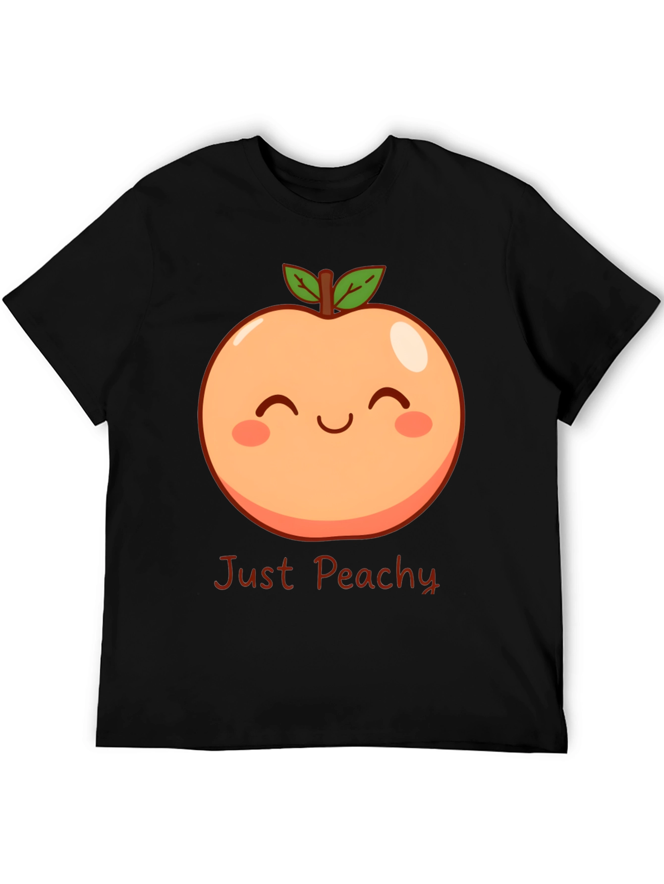 Just Peachy Cute Graphic T-Shirt