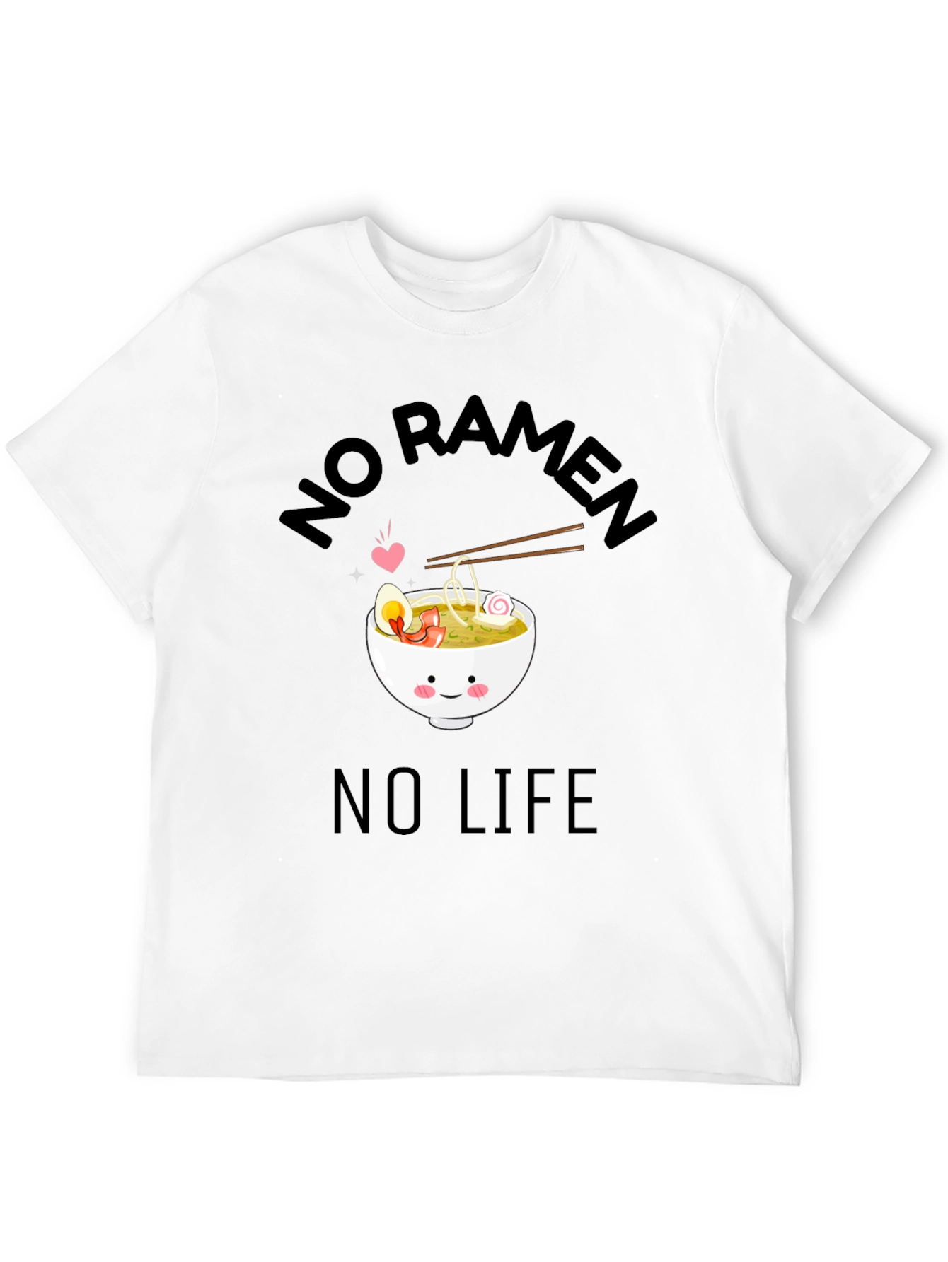 No Ramen No Life Graphic T-Shirt