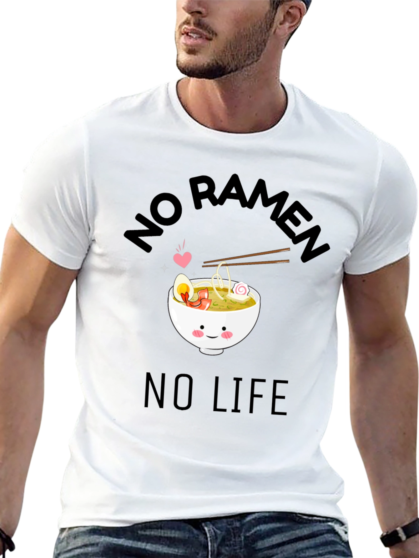 No Ramen No Life Graphic T-Shirt