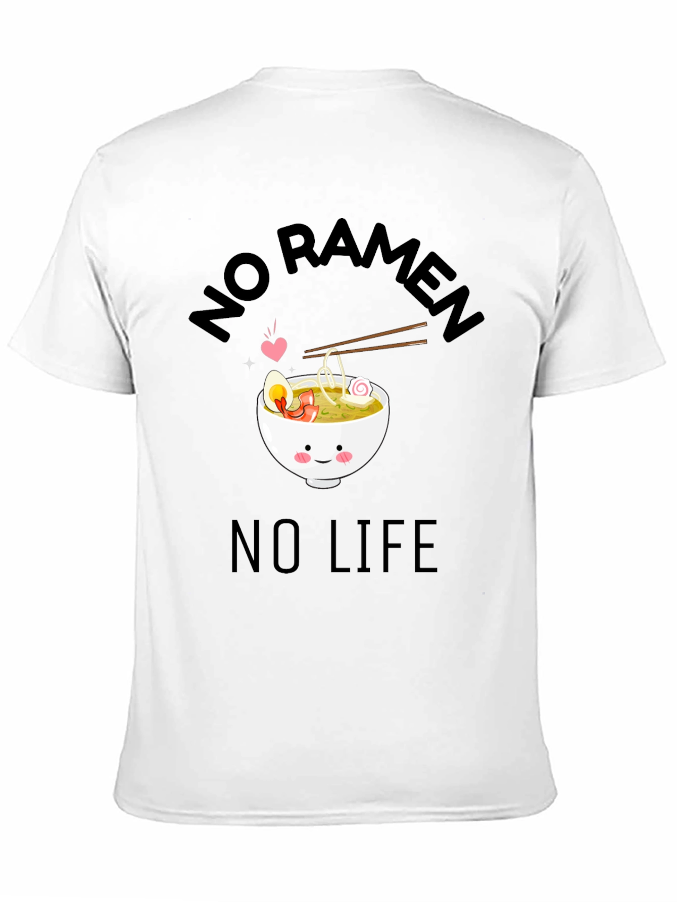 No Ramen No Life Graphic T-Shirt