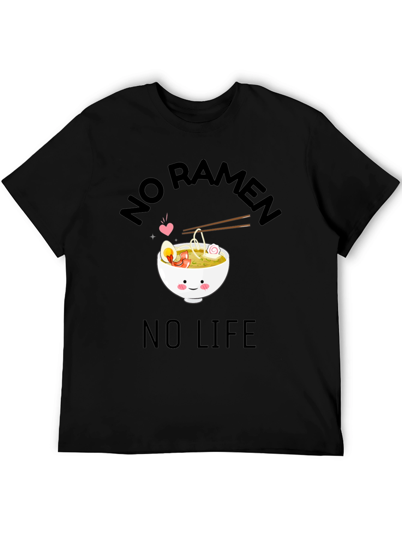 No Ramen No Life Graphic T-Shirt