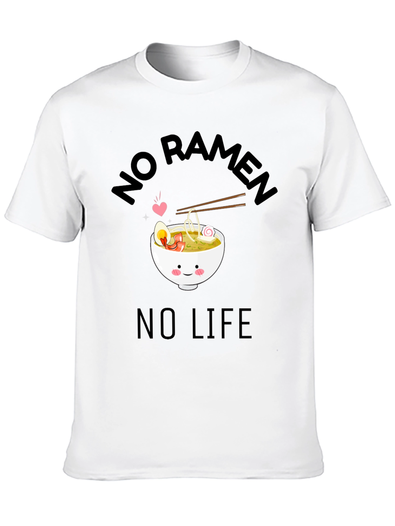 No Ramen No Life Graphic T-Shirt
