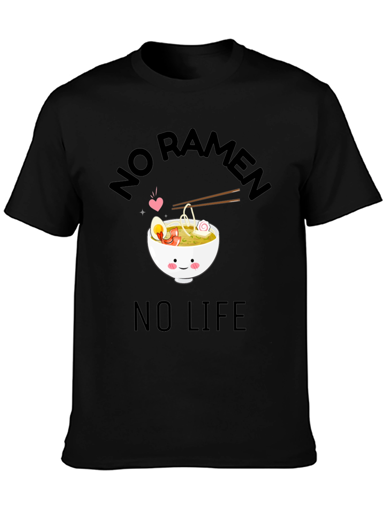 No Ramen No Life Graphic T-Shirt