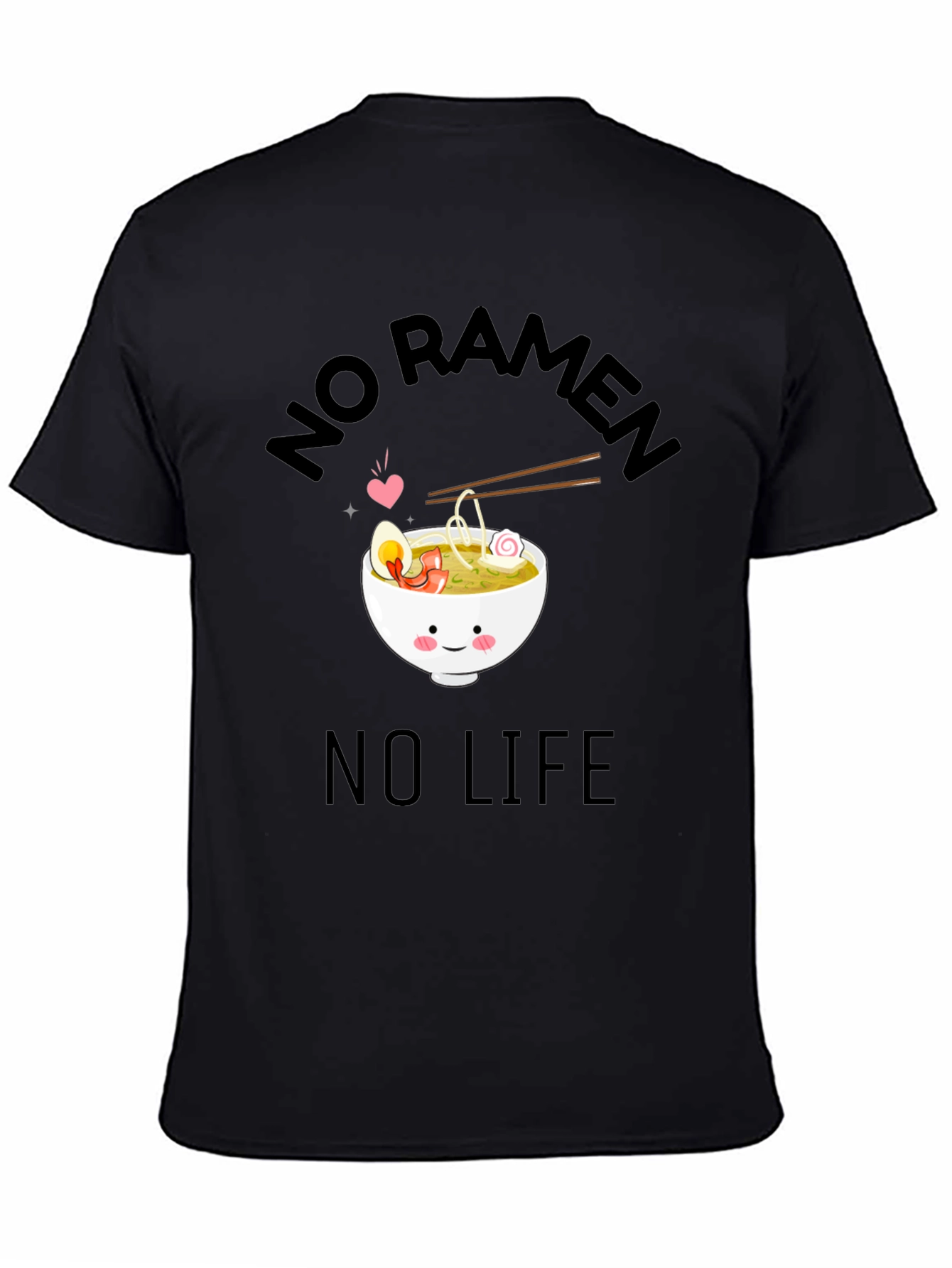 No Ramen No Life Graphic T-Shirt