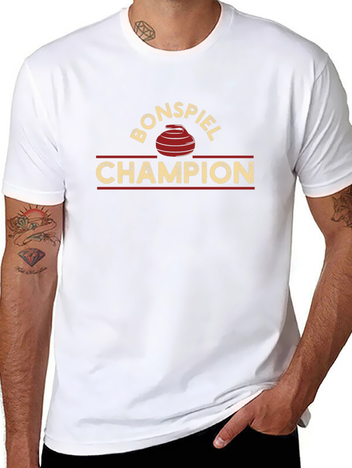Bonspiel Champion Graphic Tee - Curling Fan Apparel