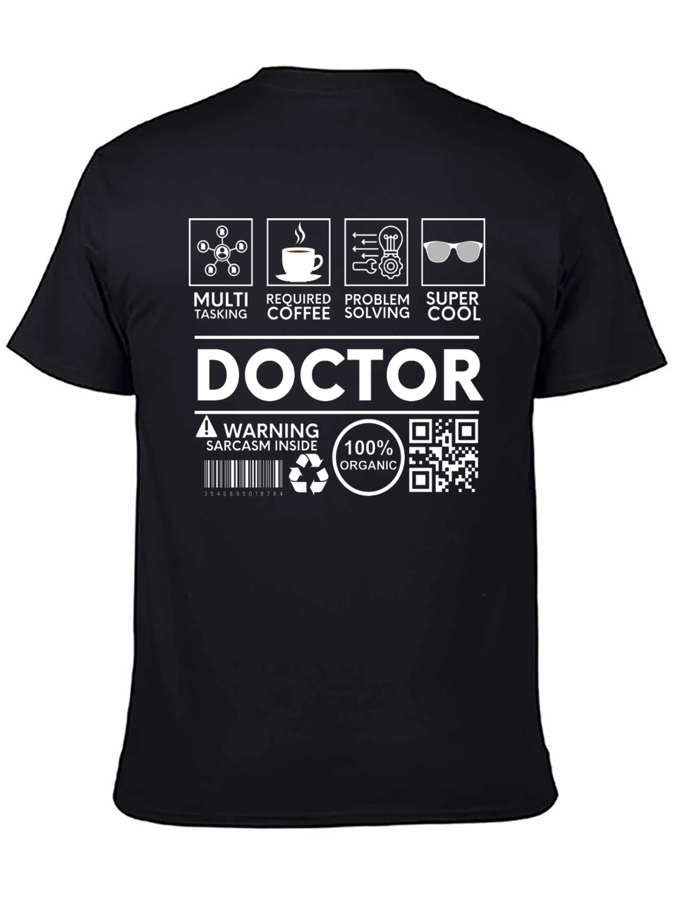 Doctor Multitasking Coffee Lover T-Shirt
