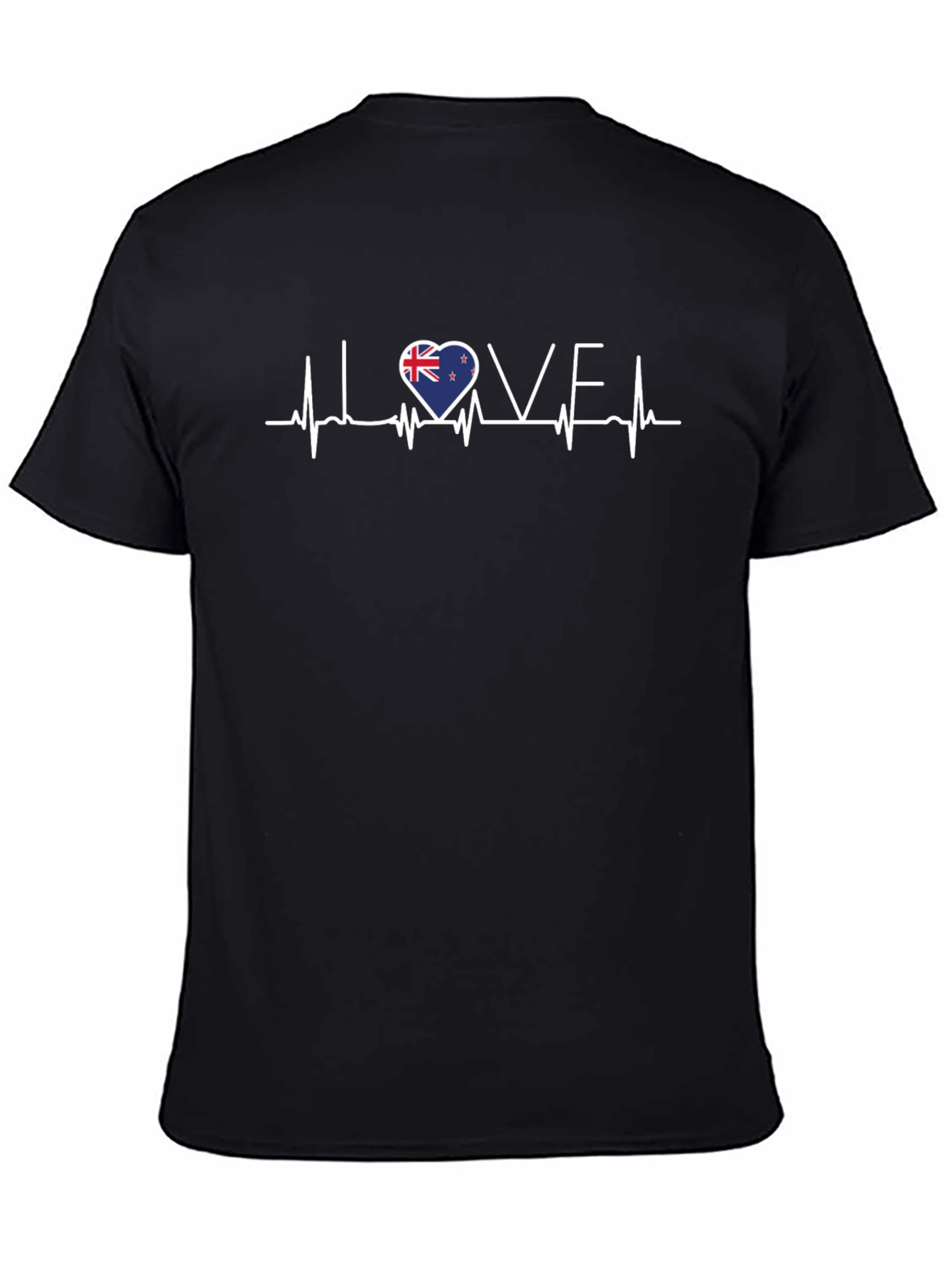 Love New Zealand Heartbeat T-Shirt