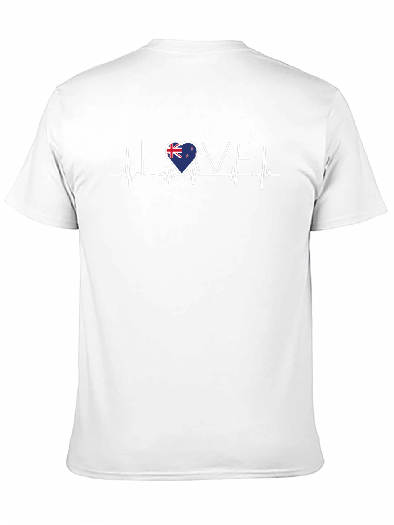 Love New Zealand Heartbeat T-Shirt