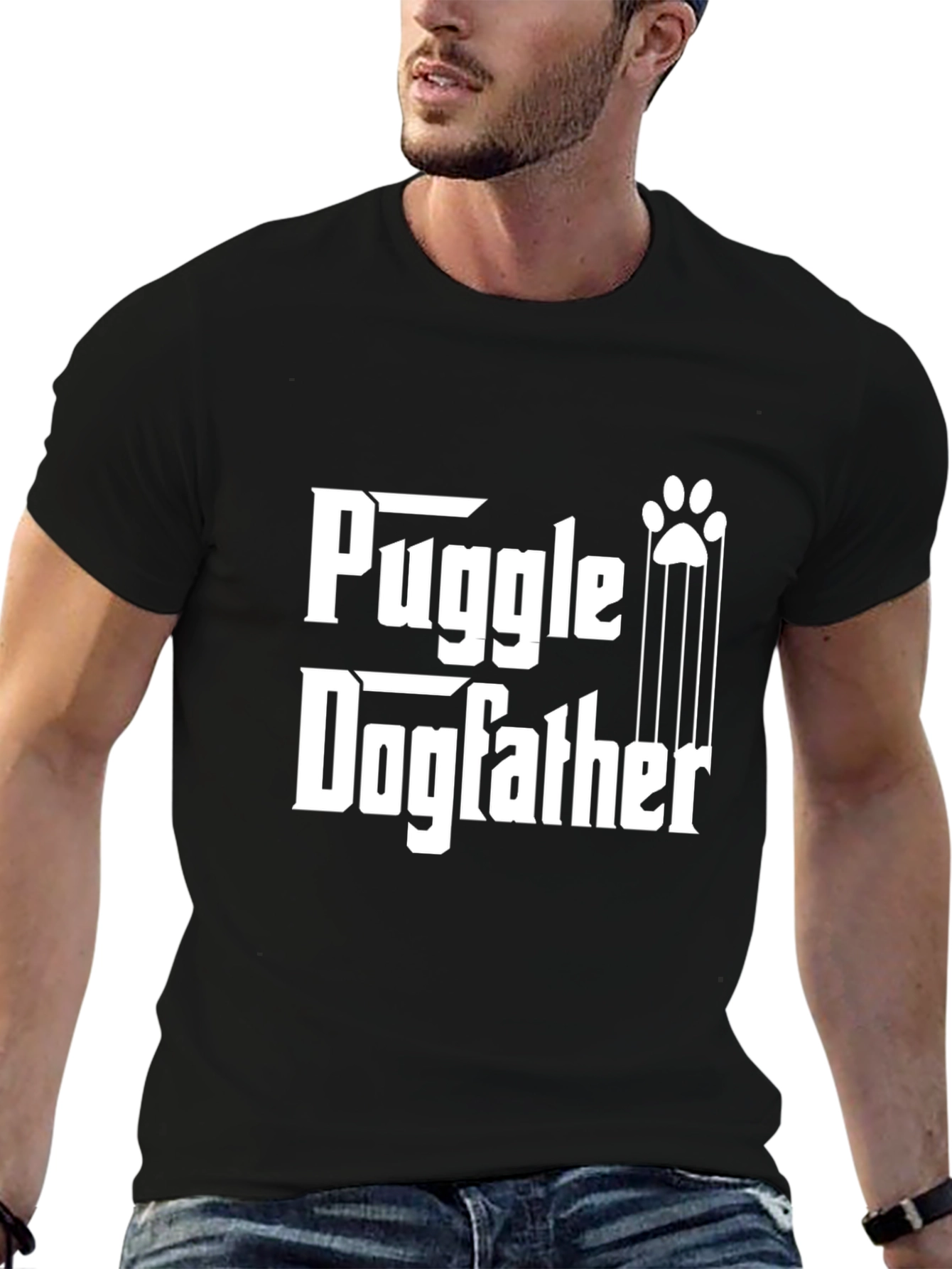 Puggle Dogfather T-Shirt - Funny Dog Lover Tee