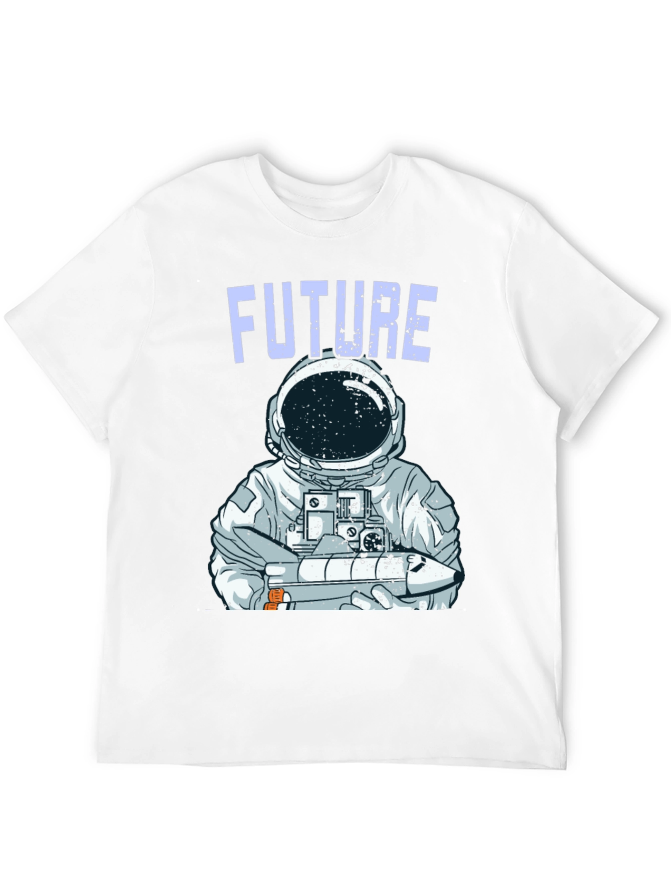 Future Astronaut Graphic T-Shirt - Trendy Spaceman Design