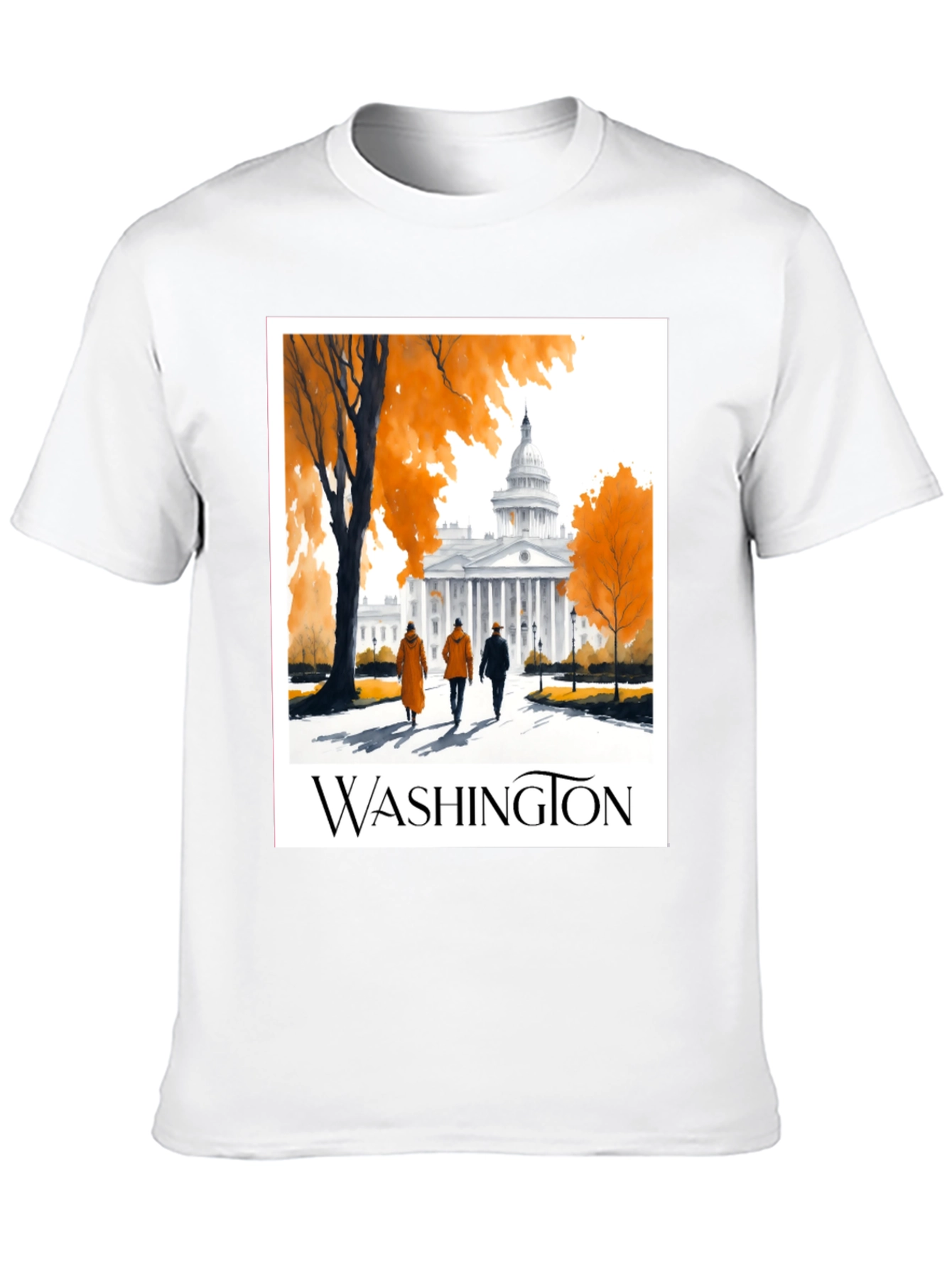 Washington DC Watercolor T-Shirt
