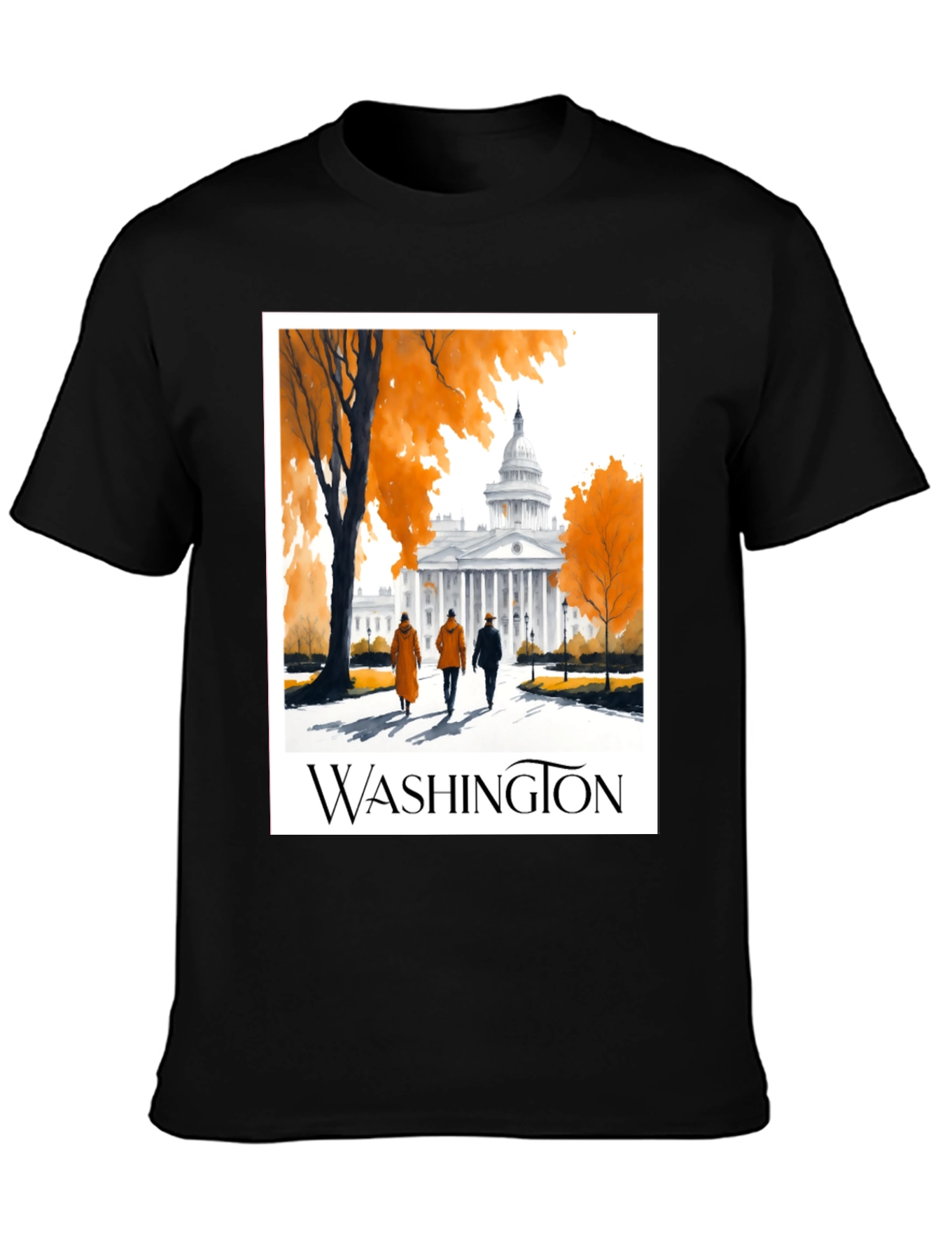 Washington DC Watercolor T-Shirt