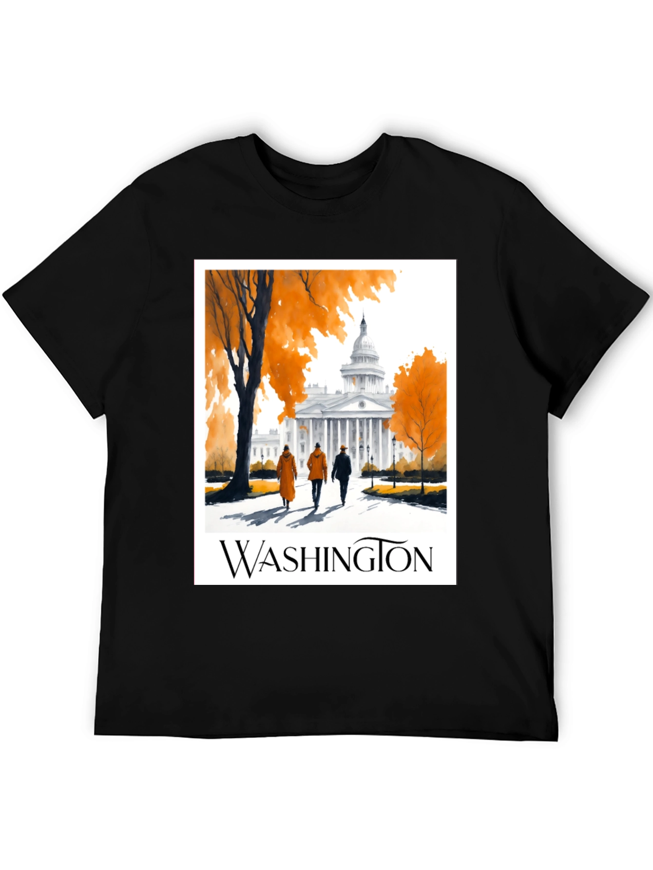 Washington DC Watercolor T-Shirt