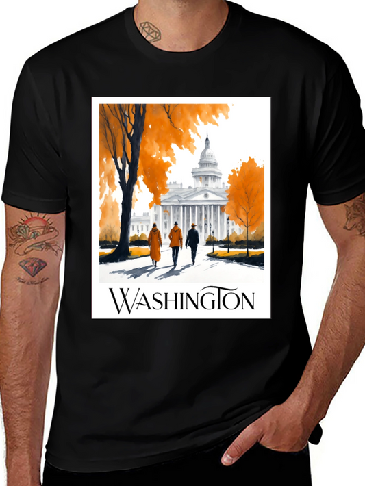 Washington DC Watercolor T-Shirt