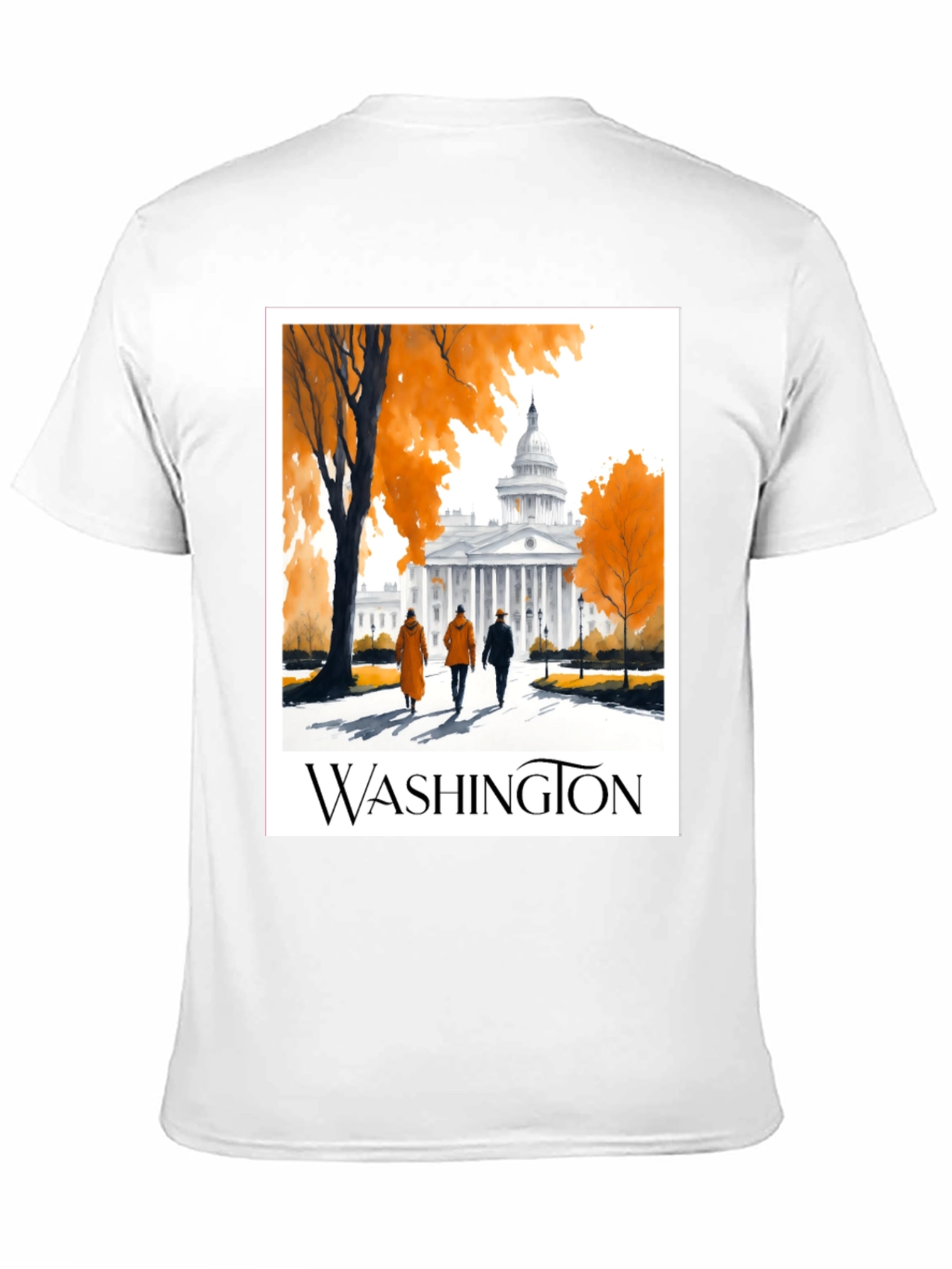 Washington DC Watercolor T-Shirt