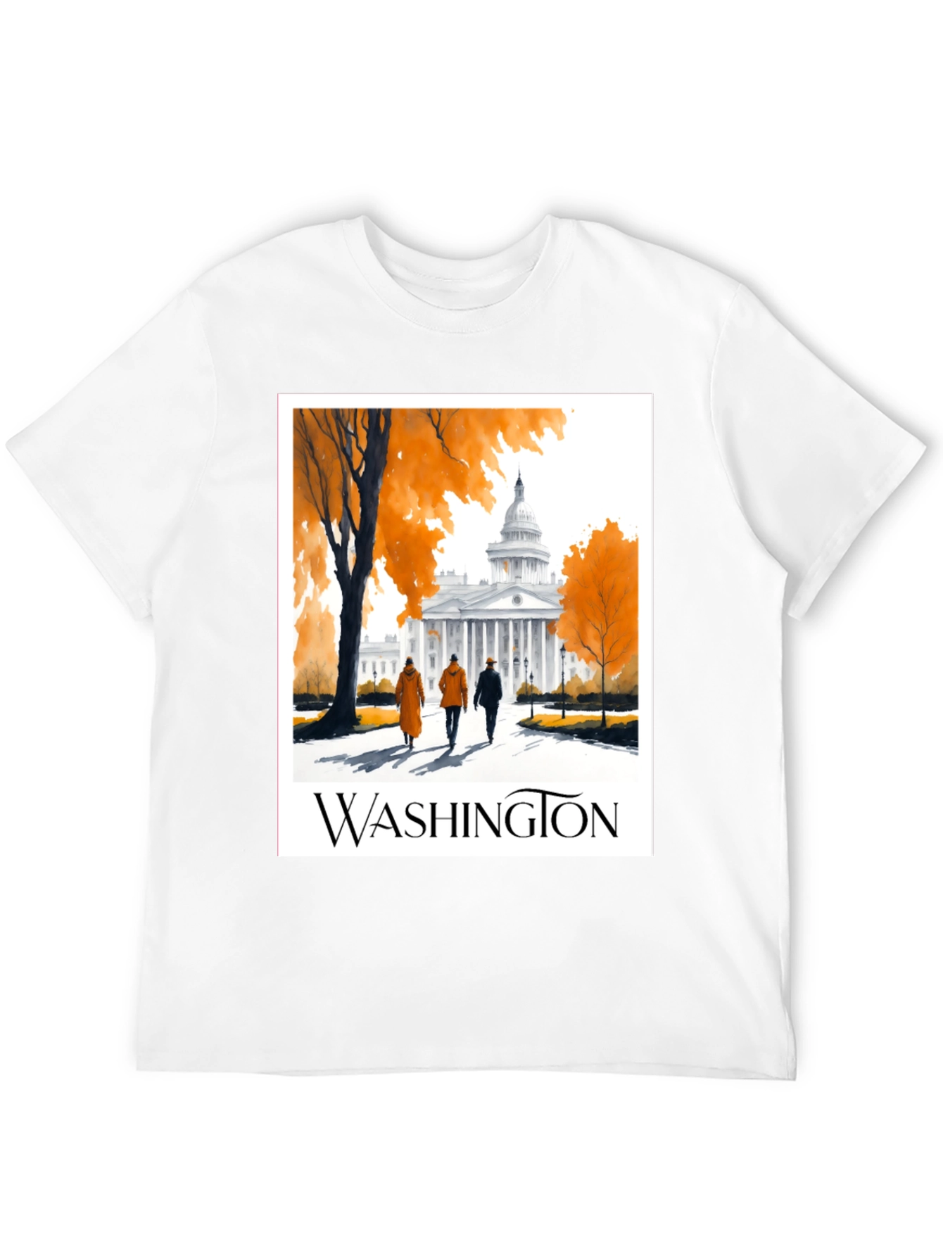 Washington DC Watercolor T-Shirt