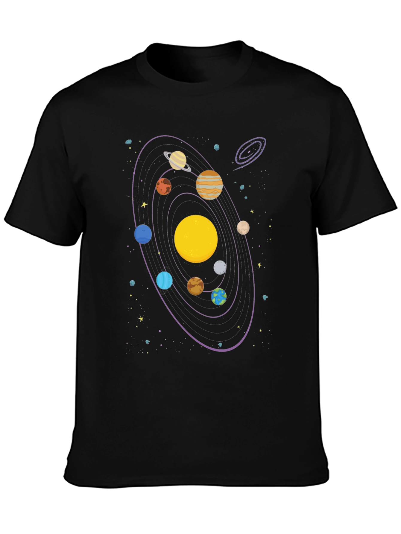 Solar System Graphic Tee - Astronomy Style