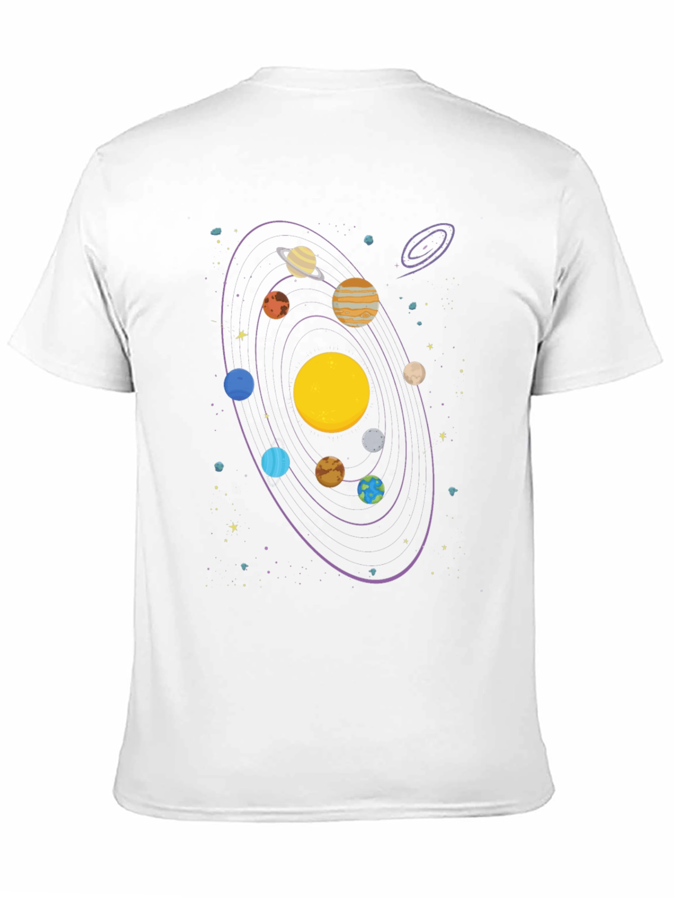 Solar System Graphic Tee - Astronomy Style