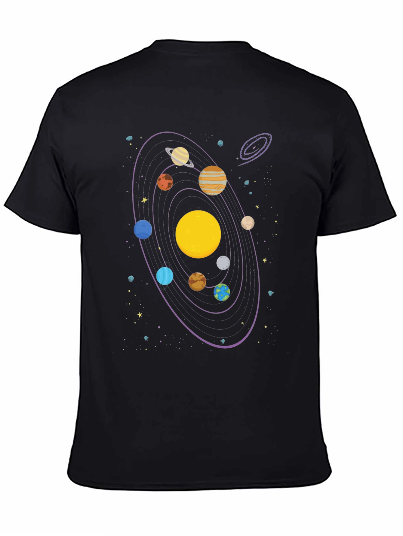 Solar System Graphic Tee - Astronomy Style