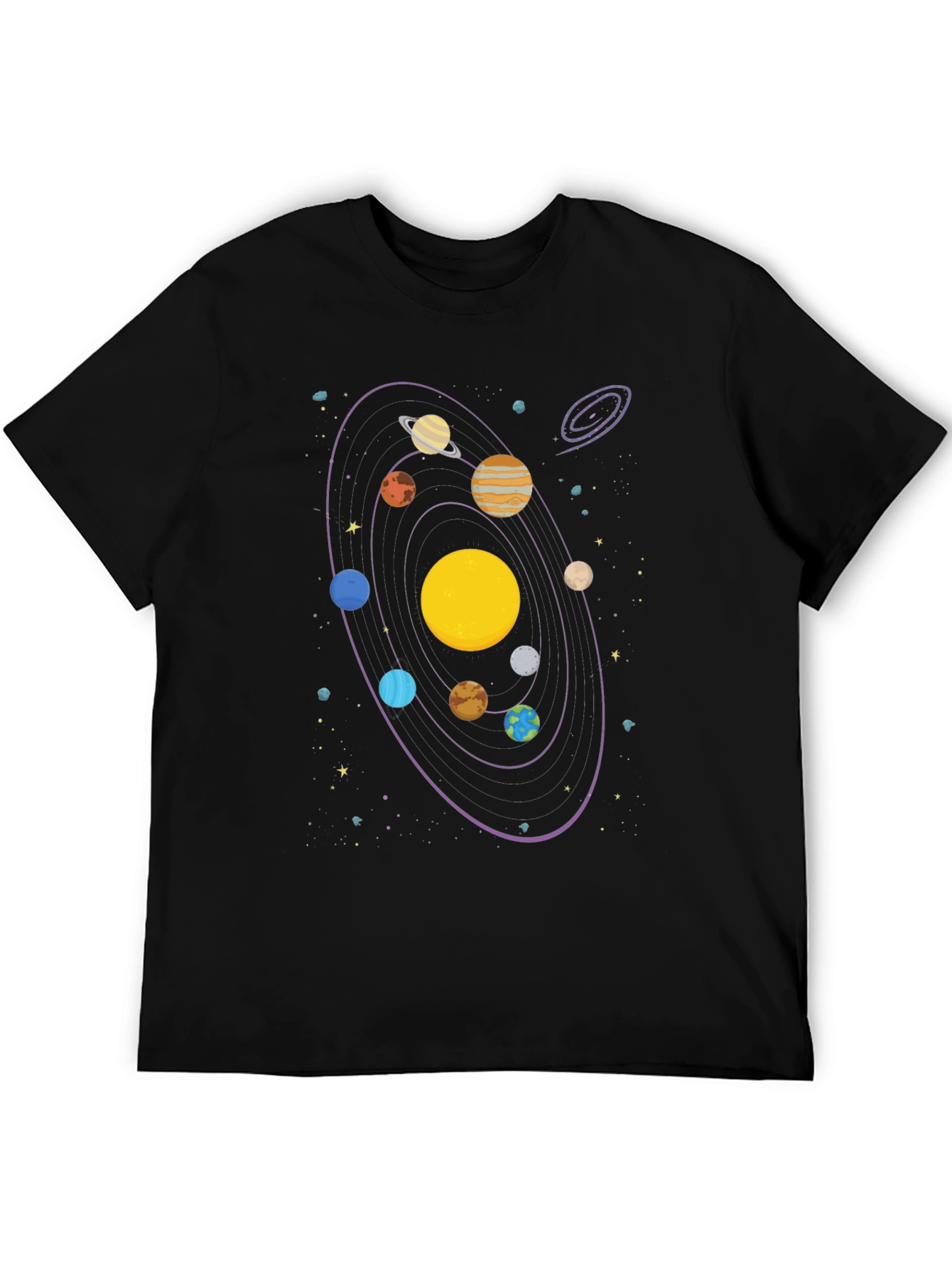Solar System Graphic Tee - Astronomy Style