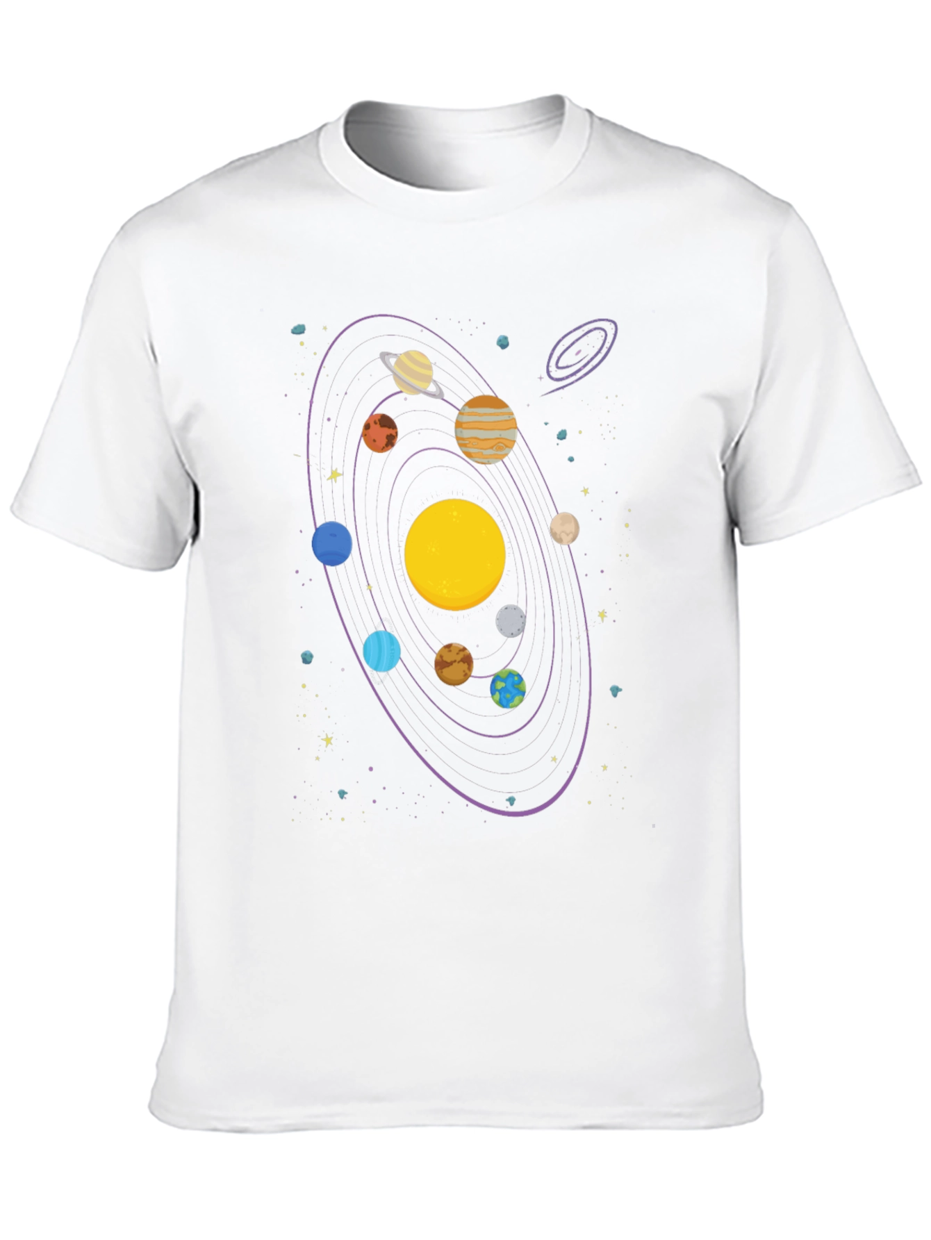 Solar System Graphic Tee - Astronomy Style