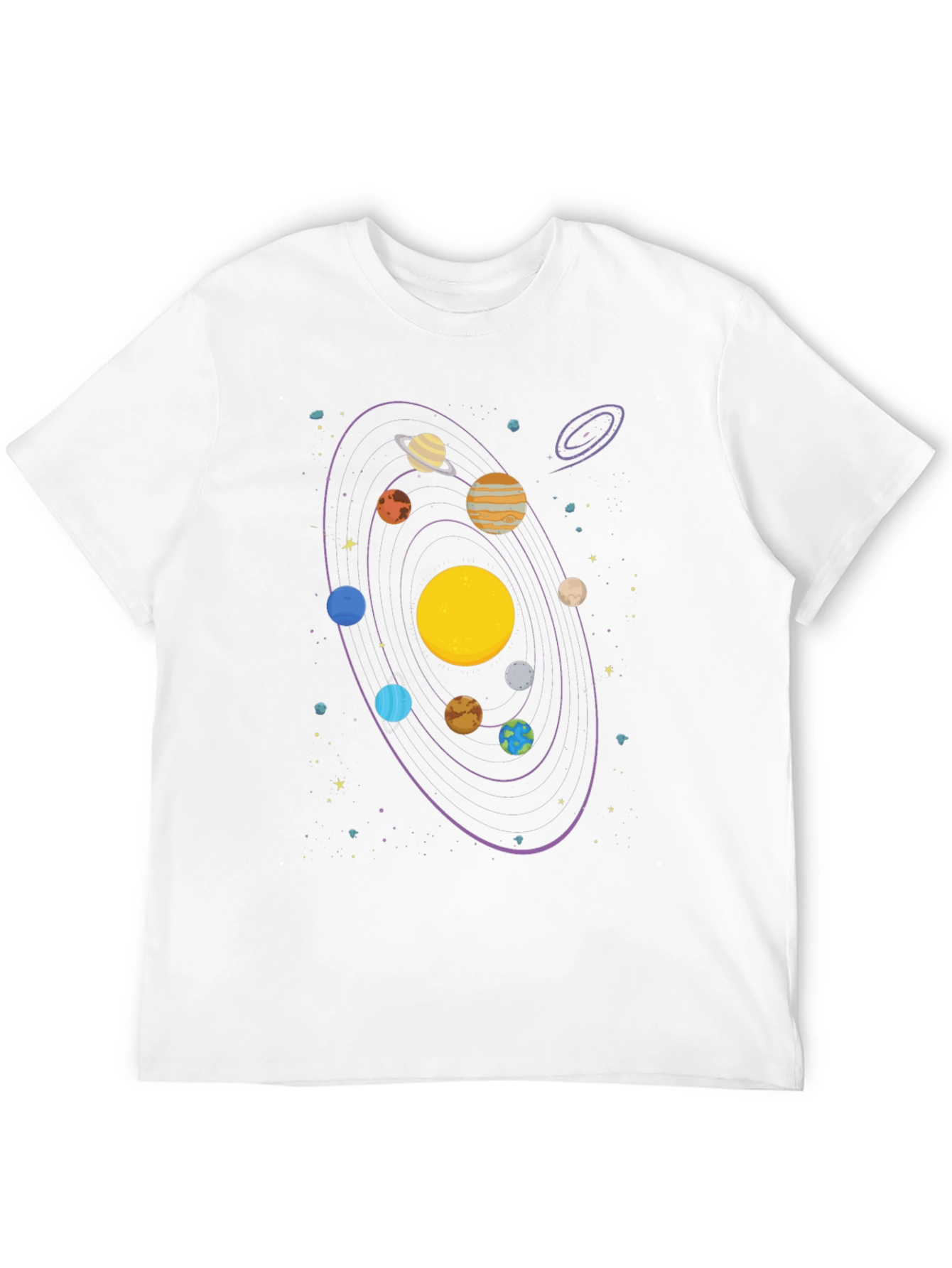 Solar System Graphic Tee - Astronomy Style