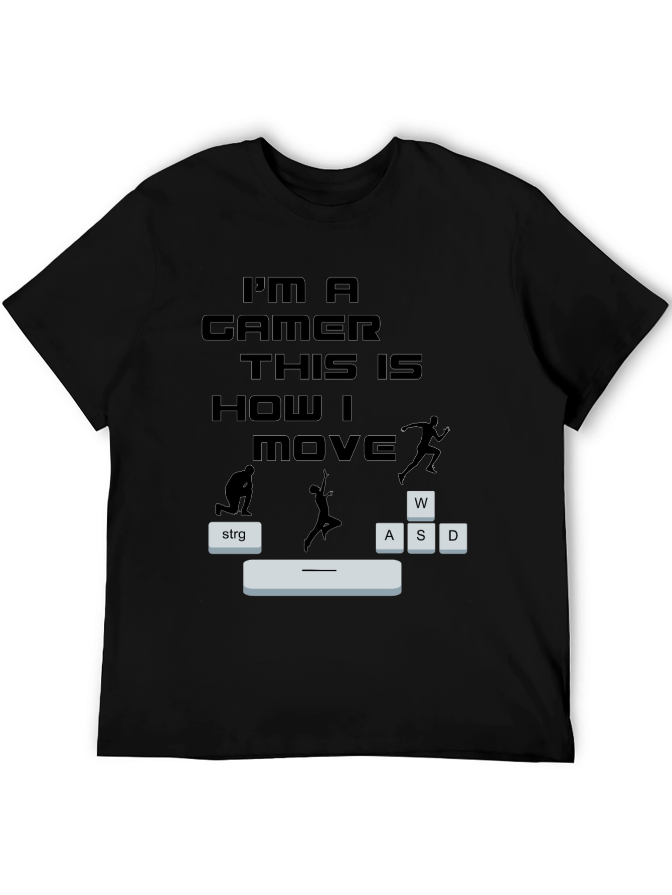 Gamer Move T-Shirt: Keyboard Controls Tee