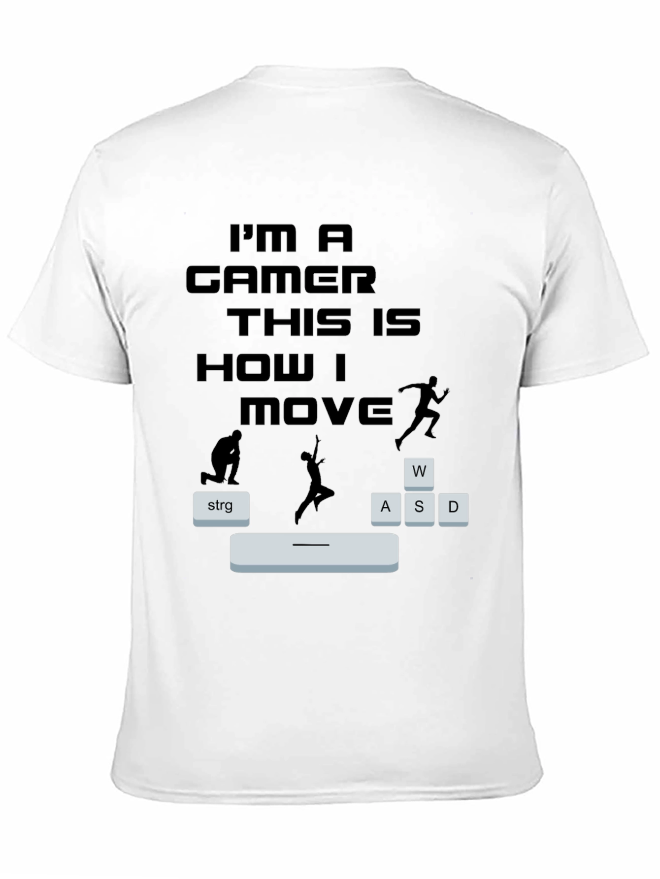Gamer Move T-Shirt: Keyboard Controls Tee