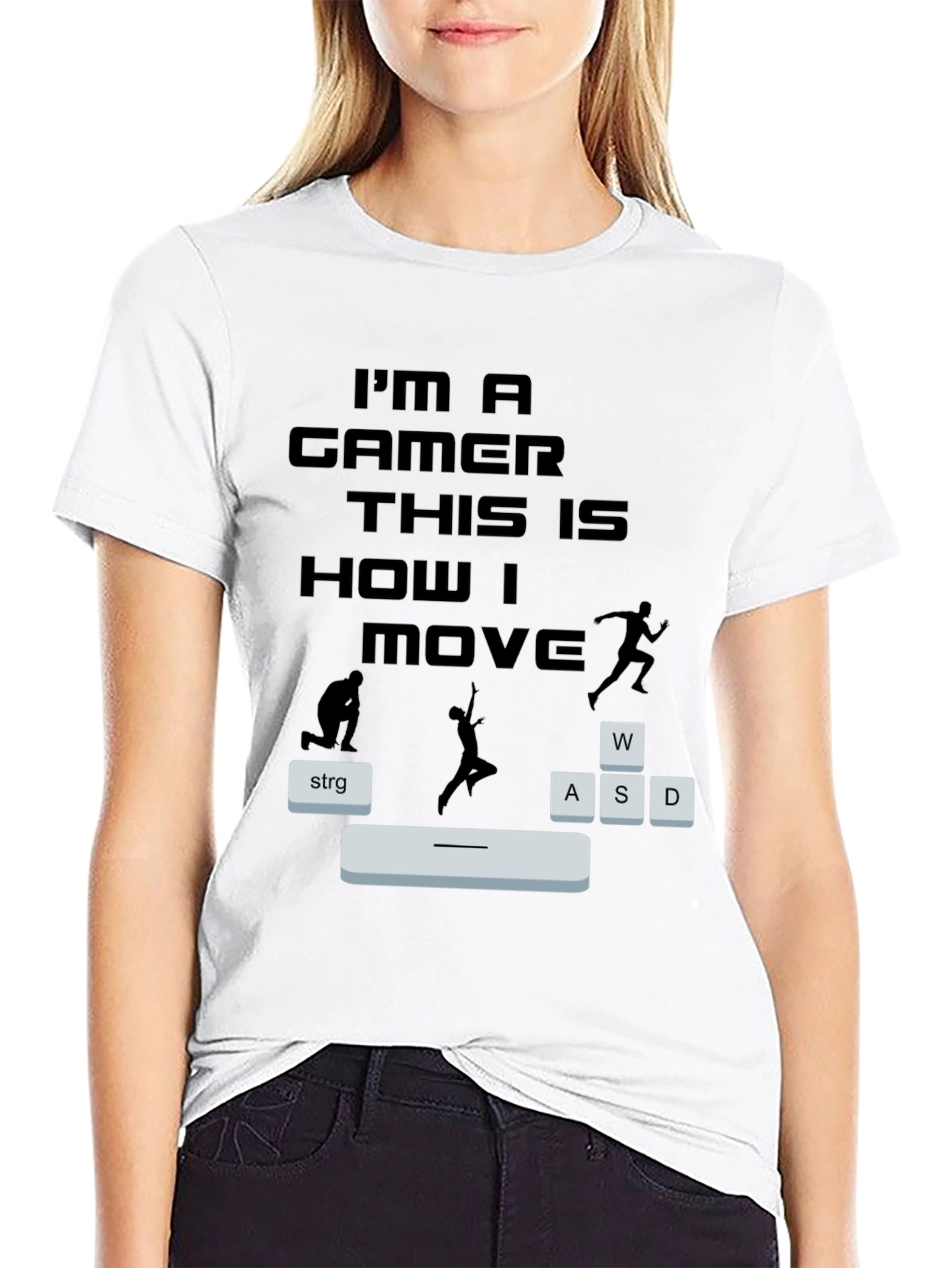 Gamer Move T-Shirt: Keyboard Controls Tee