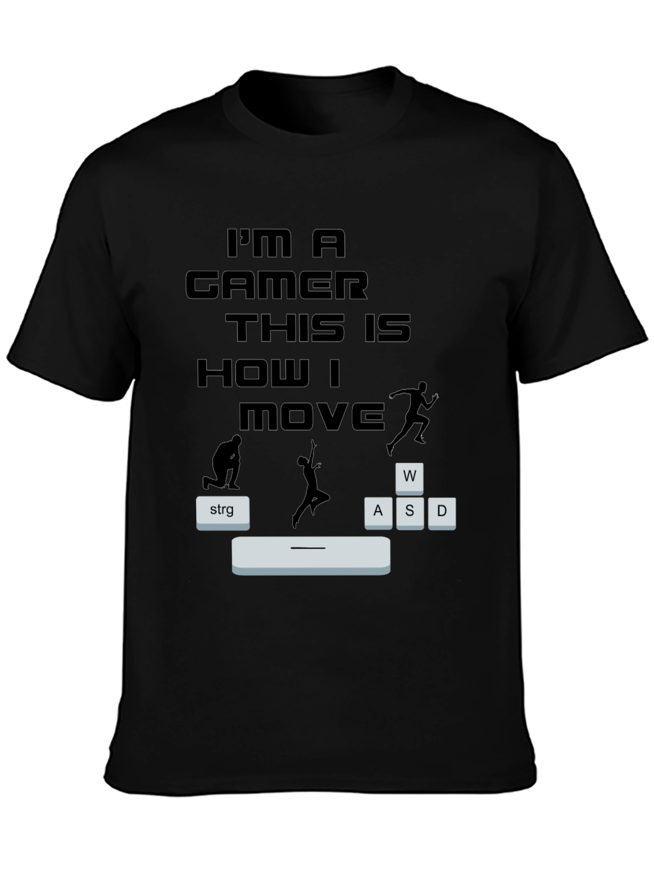 Gamer Move T-Shirt: Keyboard Controls Tee