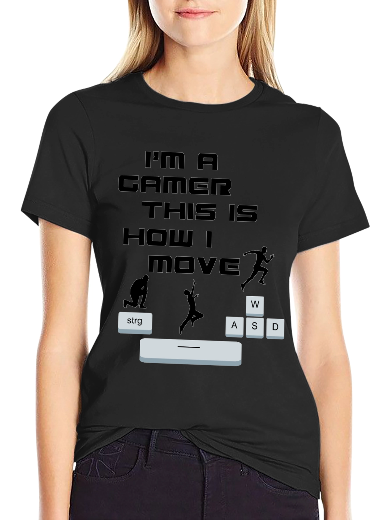 Gamer Move T-Shirt: Keyboard Controls Tee